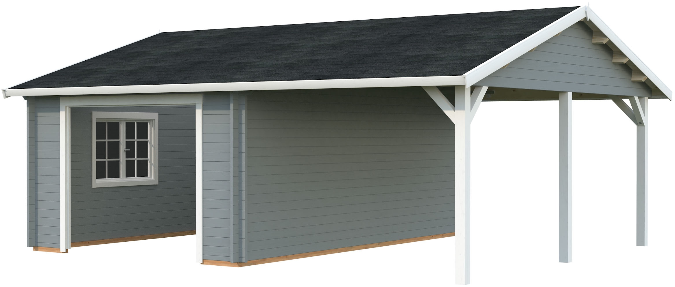Palmako Garage "Roger, ohne Tor" BxTxH: 706x619x316 cm