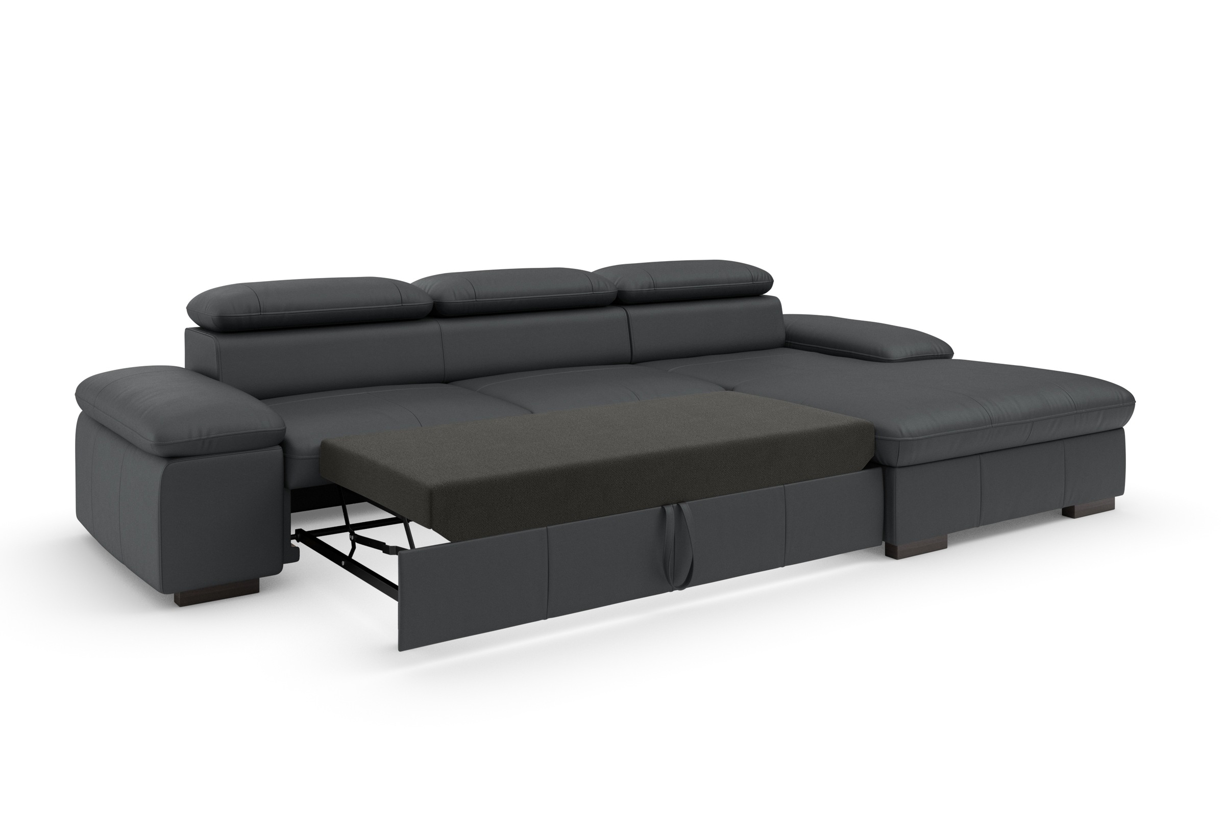 Home affaire Ecksofa »Alberto L-Form«, mit Kopfteilverstellung, wahlweise mit Bettfunktion