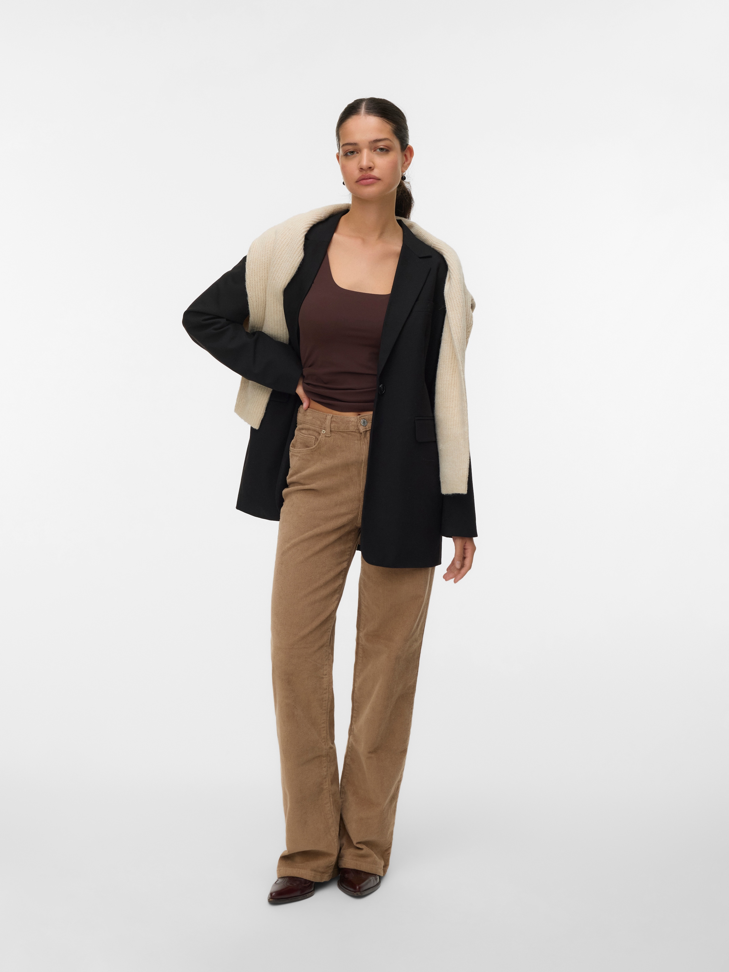Vero Moda Cordhose »VMTESSA HR WIDE CORDUROY PANTS GA NOOS«