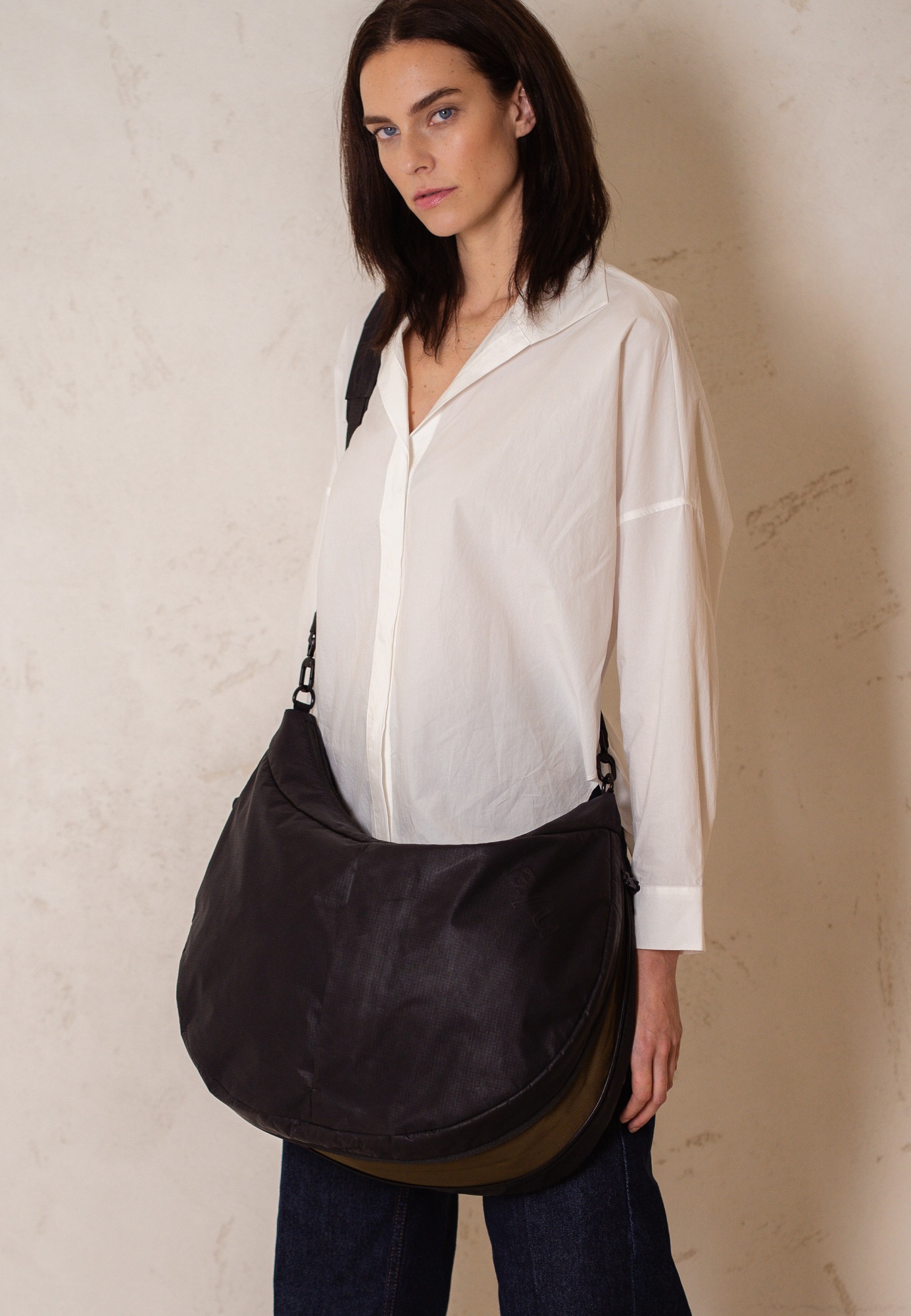 aunts & uncles Hobo »Halfmoon Bag Miyagawa RE LITE«
