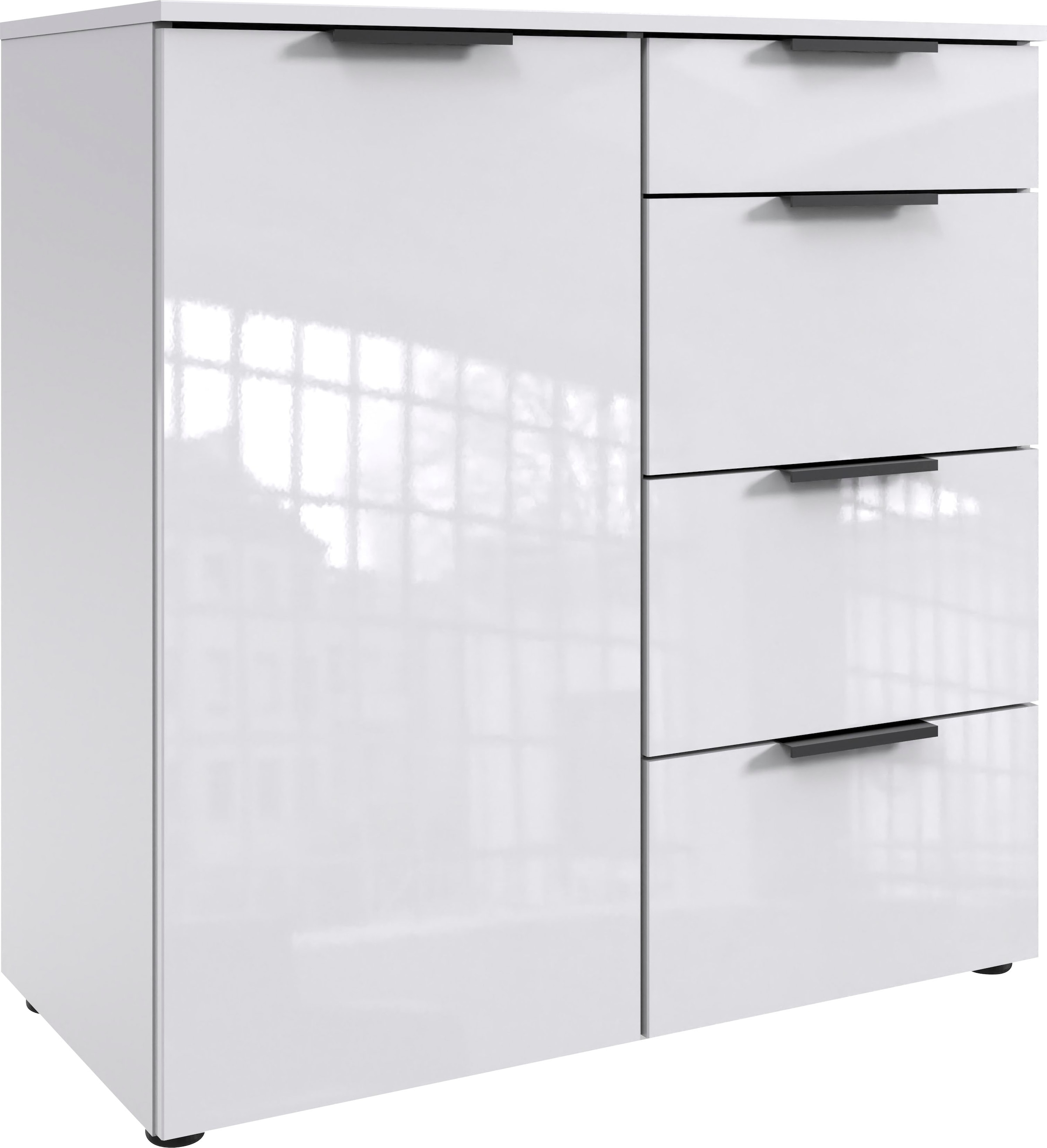 Wimex "level36 D by fresh to go" mit lackierten Hochglanz Fronten, soft-close Funktion, 81cm breit