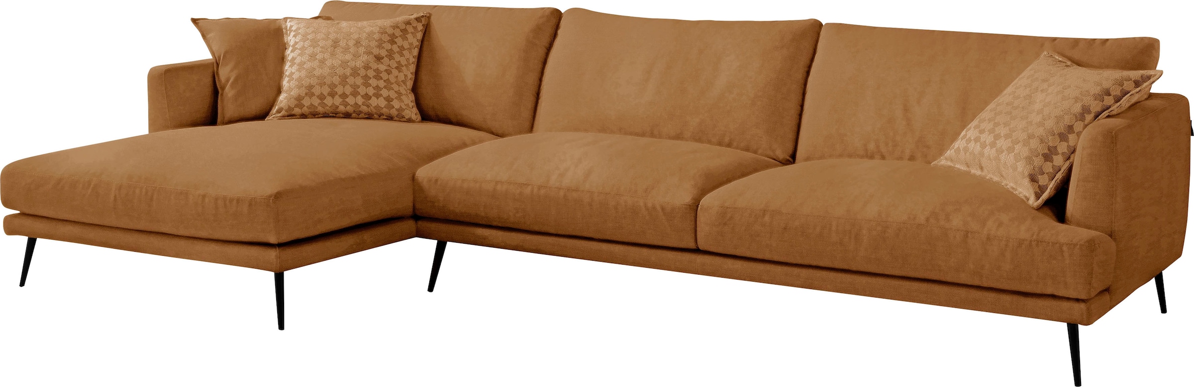 Egoitaliano Ecksofa "Sophia, Designsofa mit extrakomfortablem Sitzkomfort, günstig online kaufen