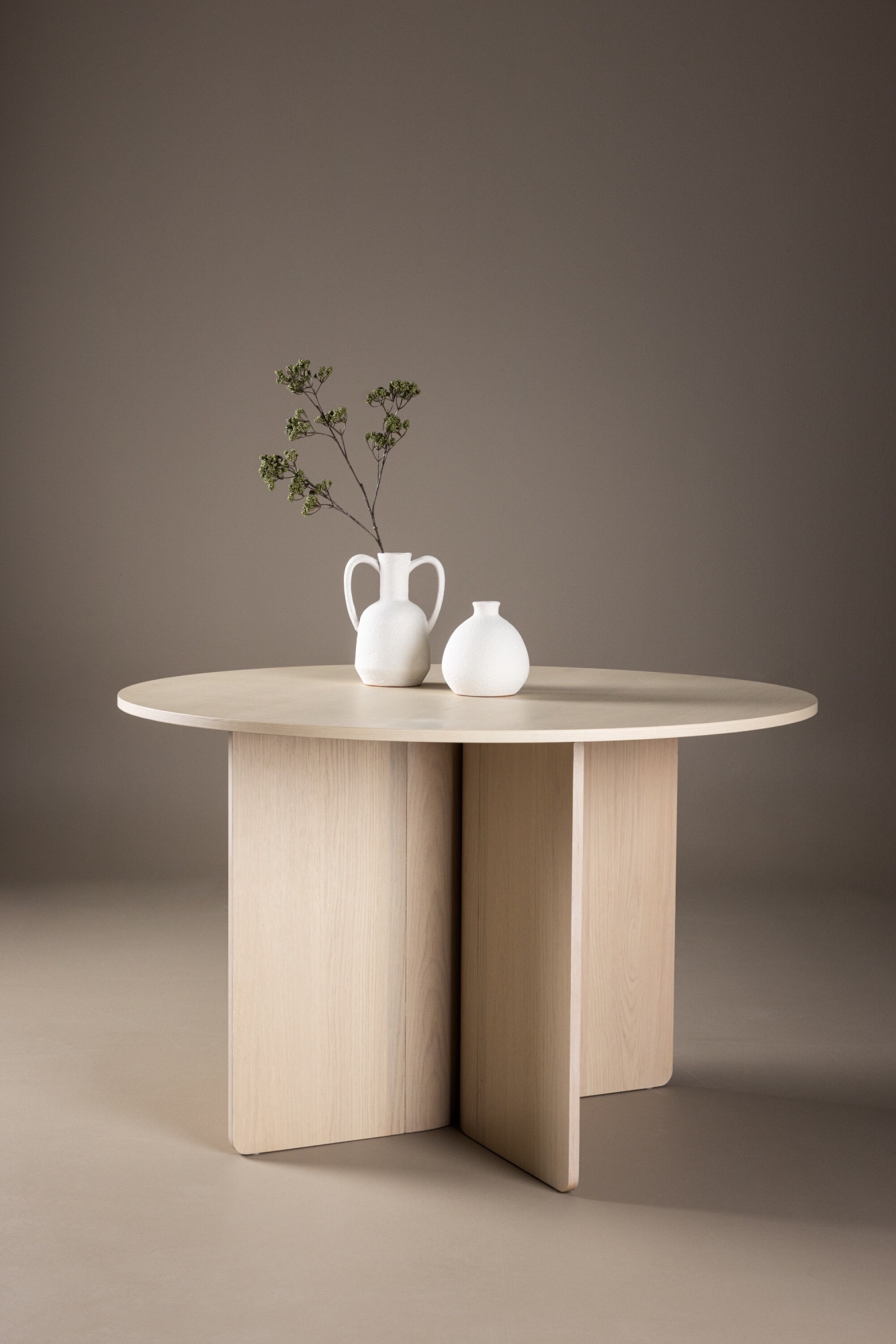 Venture Home Esstisch "Tyresö, runder Esstisch, robust, Ø 120 cm" Esszimmertisch, MDF, rund, gesellig, pflegeleicht