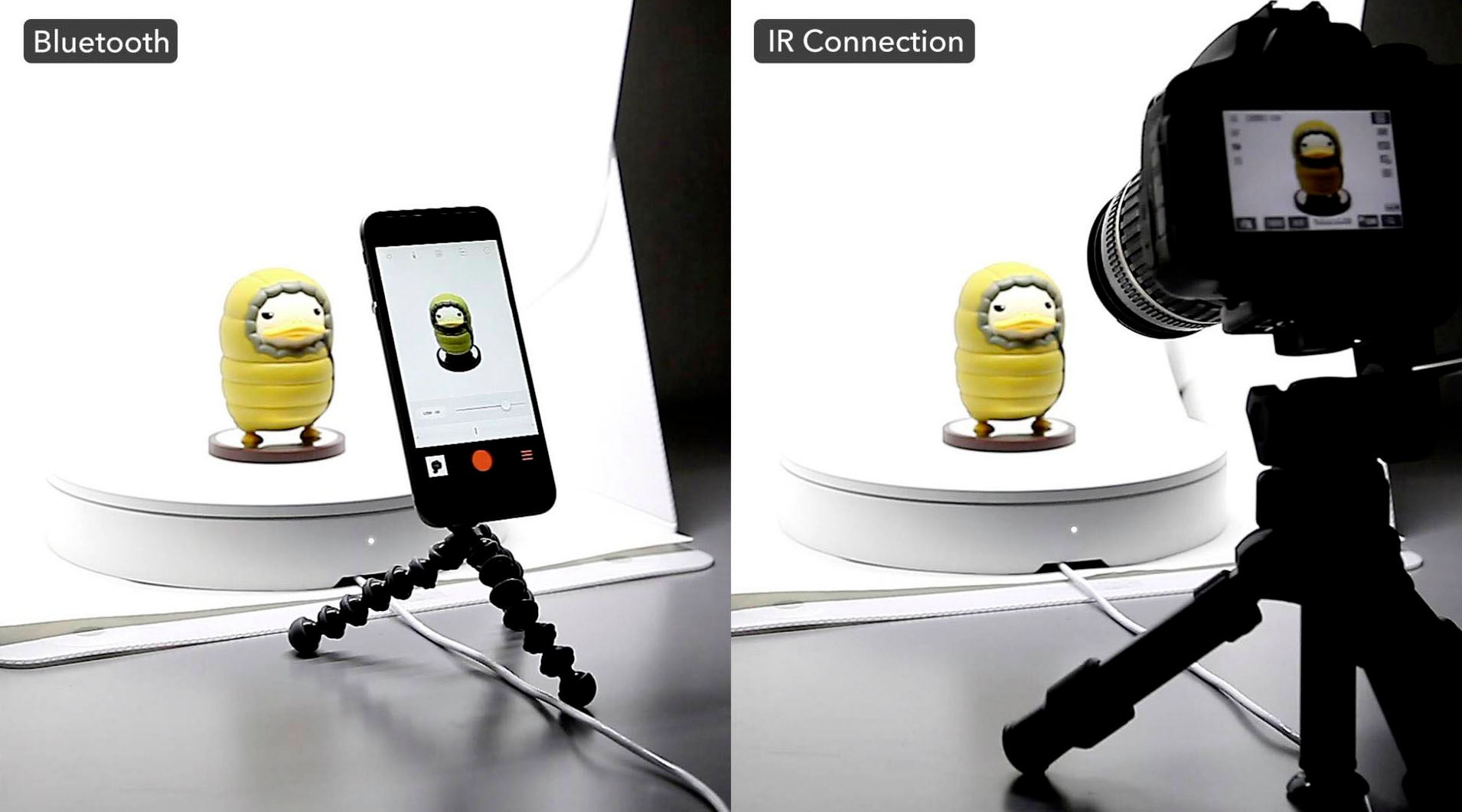 Orangemonkie PVC-Auflage »Foldio 360«, Inkl. Halo Edge Lichtsystem und bis zu 5 kg Beladung