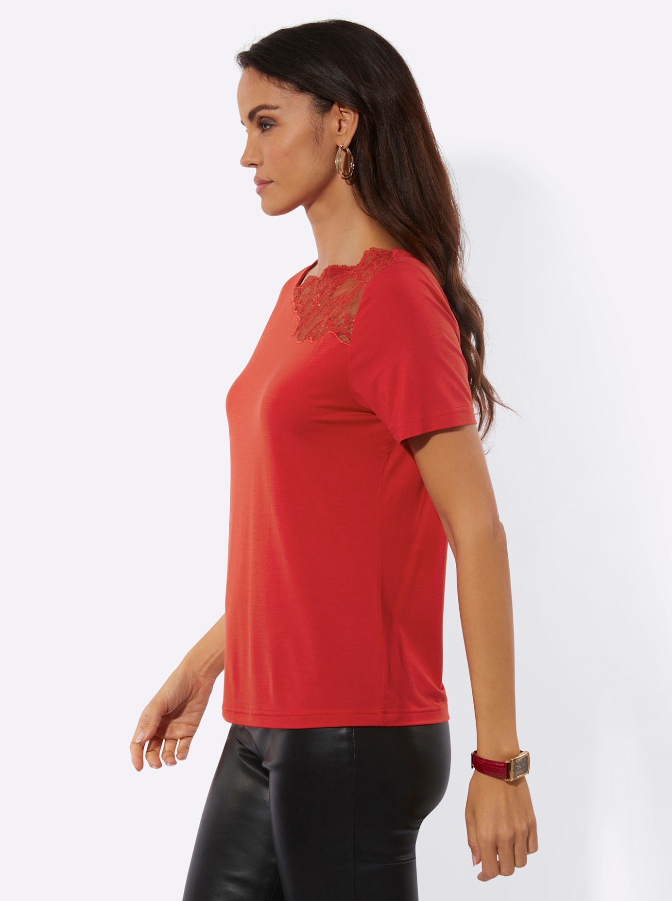 creation L Kurzarmshirt »Modal-Shirt« 1 tlg.