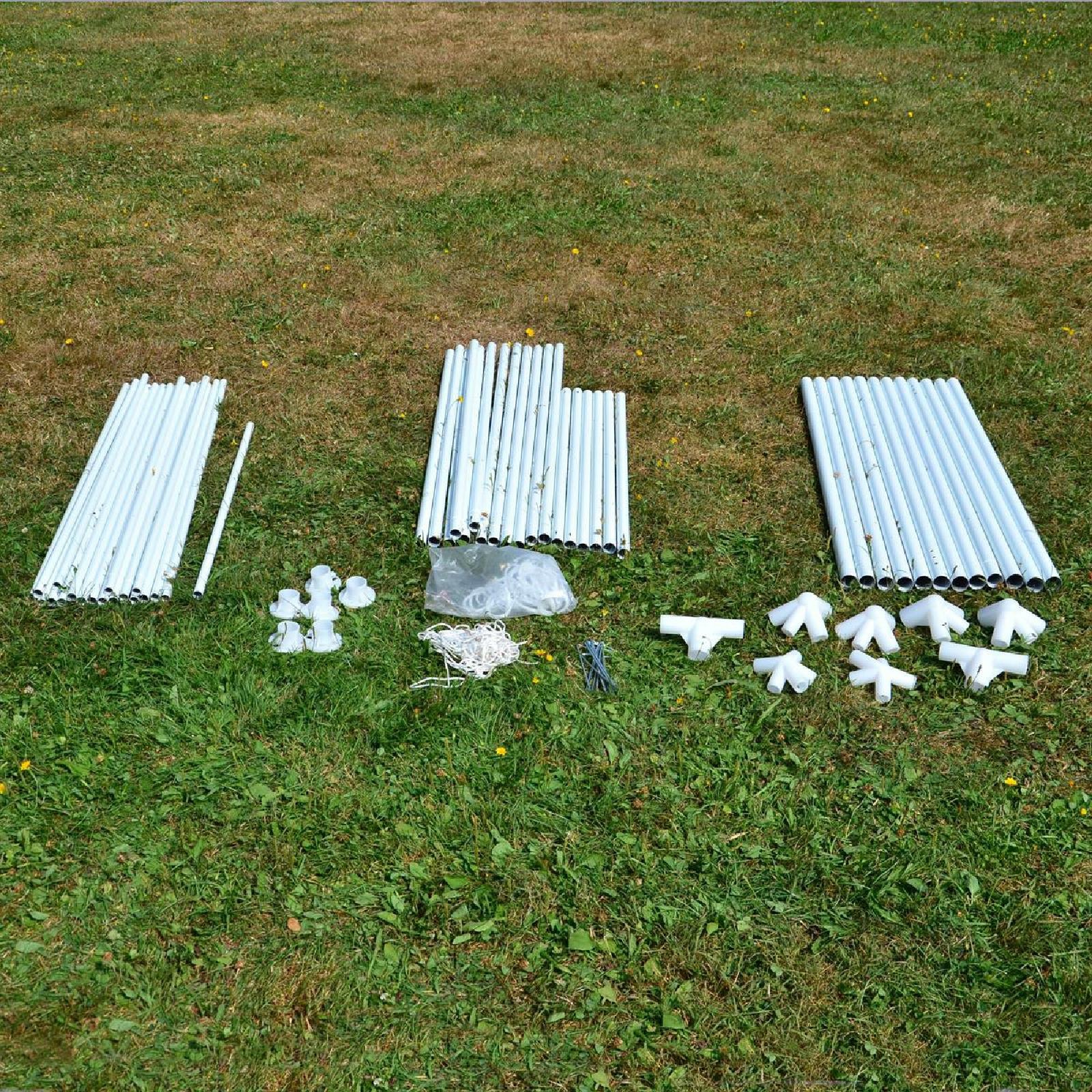 VCM Pavillon »Pavillon Partyzelt Raucherzelt GRÜN 3x6m«