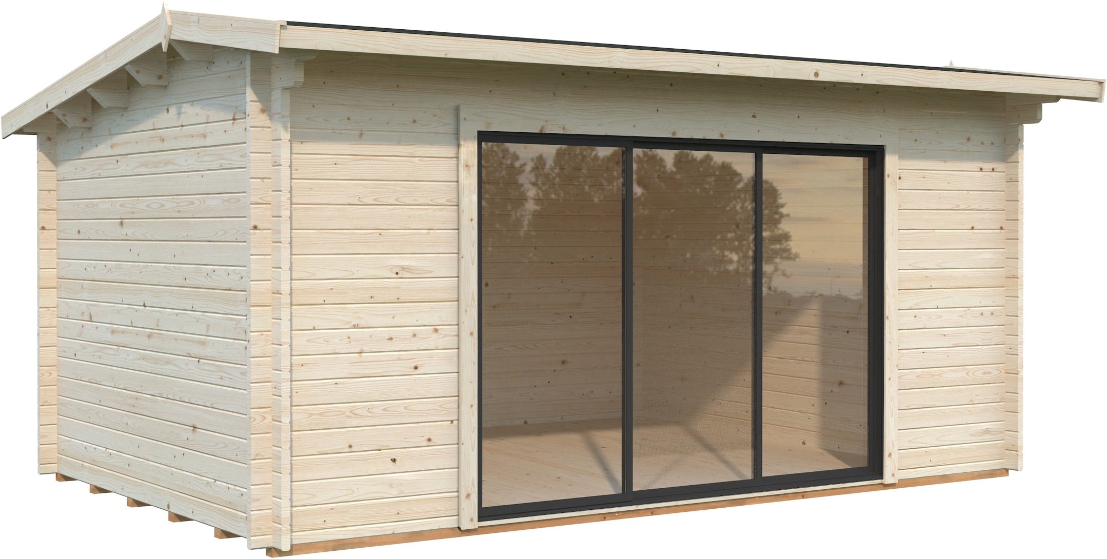 Palmako Gartenhaus "Ines 13,7 m², Slide"