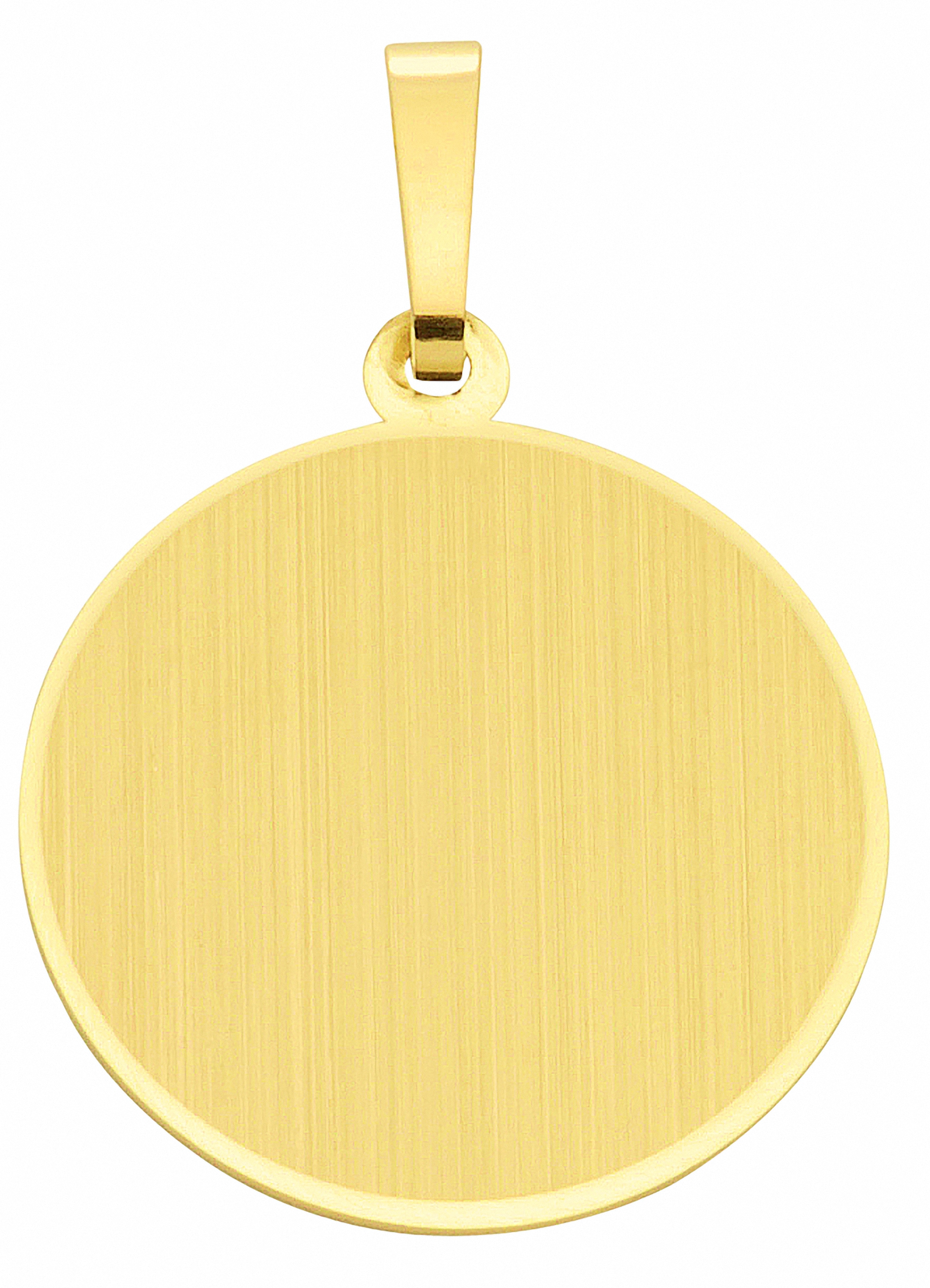 Adelia´s Kette ohne Anhänger Schmuckset »585 19,1 Anhänger kaufen - mm«, Ø Gravurplatte online mit | Set Halskette BAUR Gold