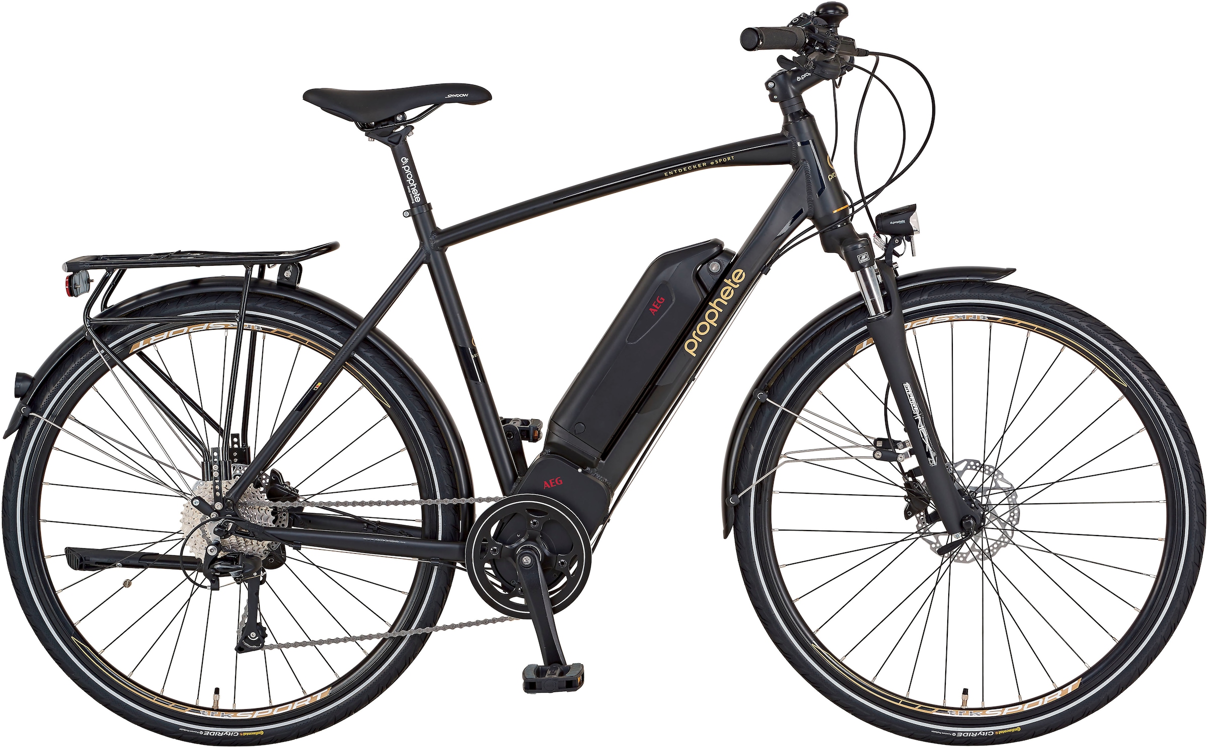 E-Bike »Entdecker eSport«, 10 Gang, Shimano, Mittelmotor 250 W, Pedelec,...