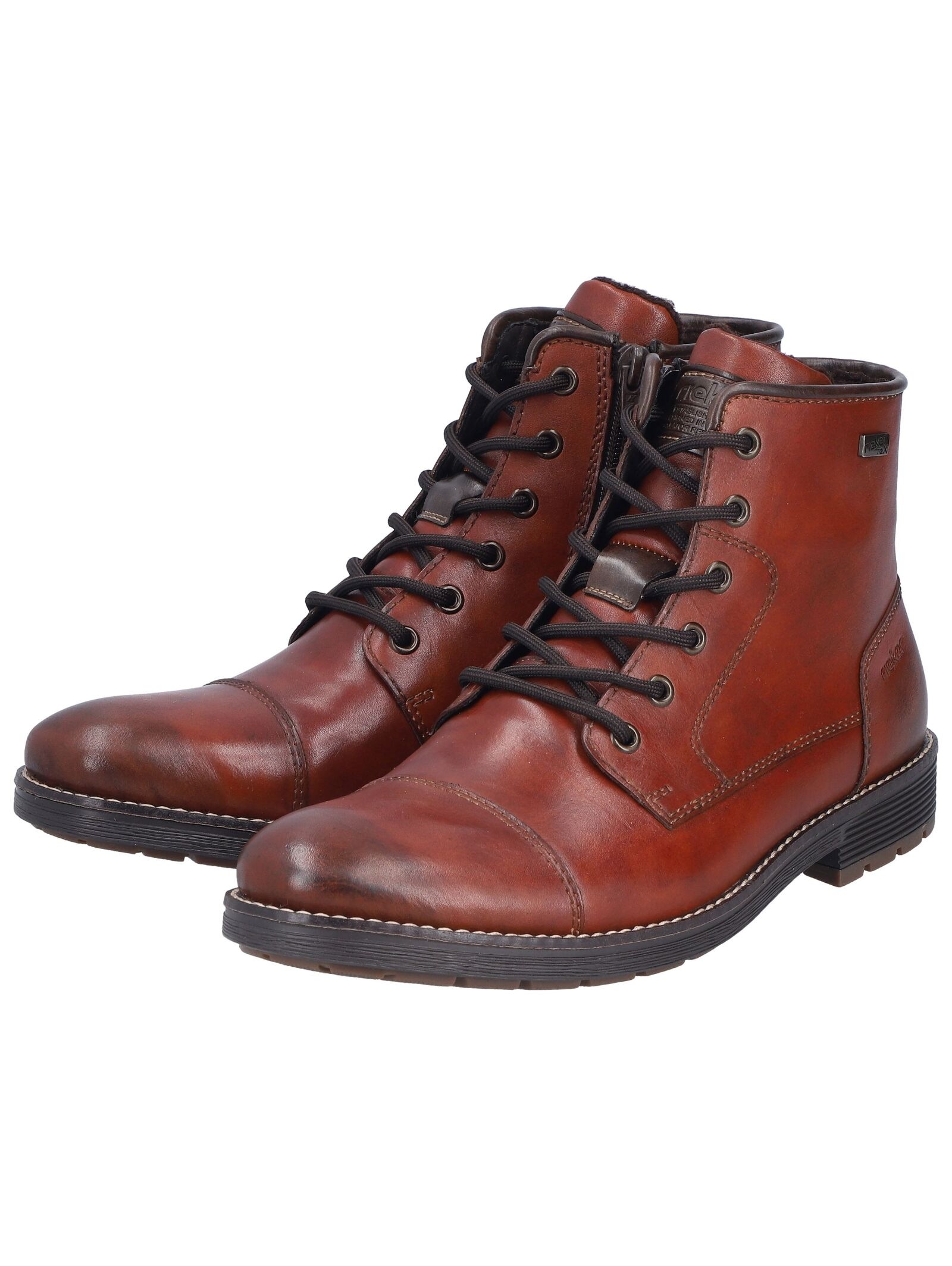 Rieker Stiefelette Glattleder Ankle Boot Brown EU 41 3
