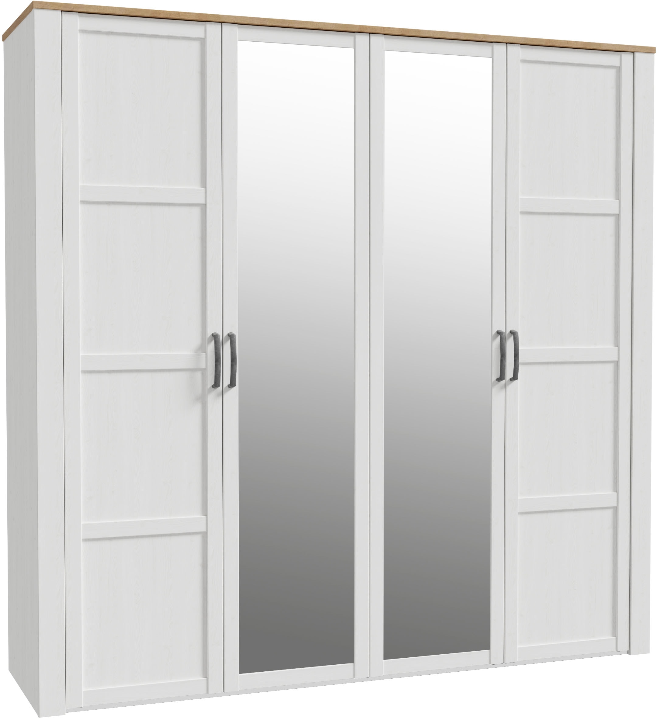 FORTE Kleiderschrank "Bohol" Höhe 214 cm, Spiegeltüre, SoftClose