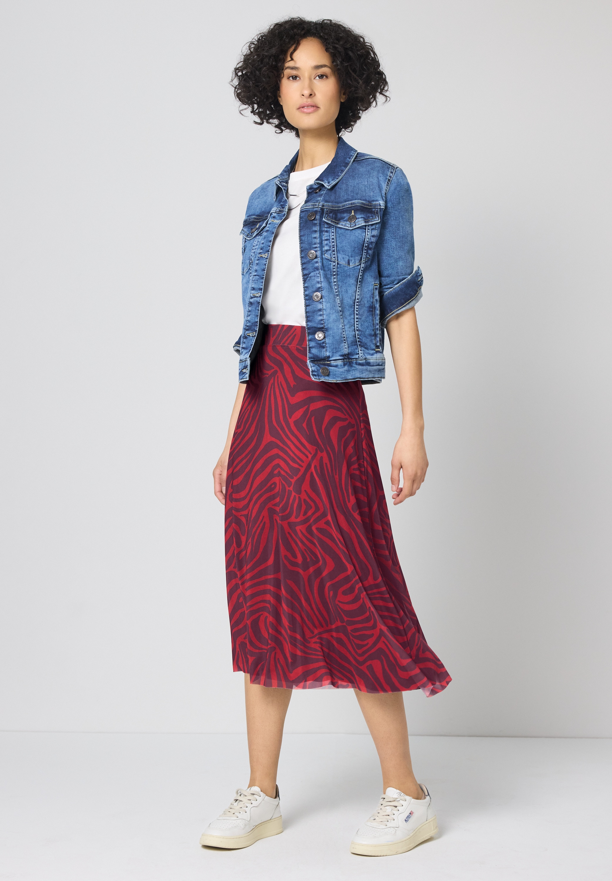 STREET ONE Meshrock in Midi-Länge