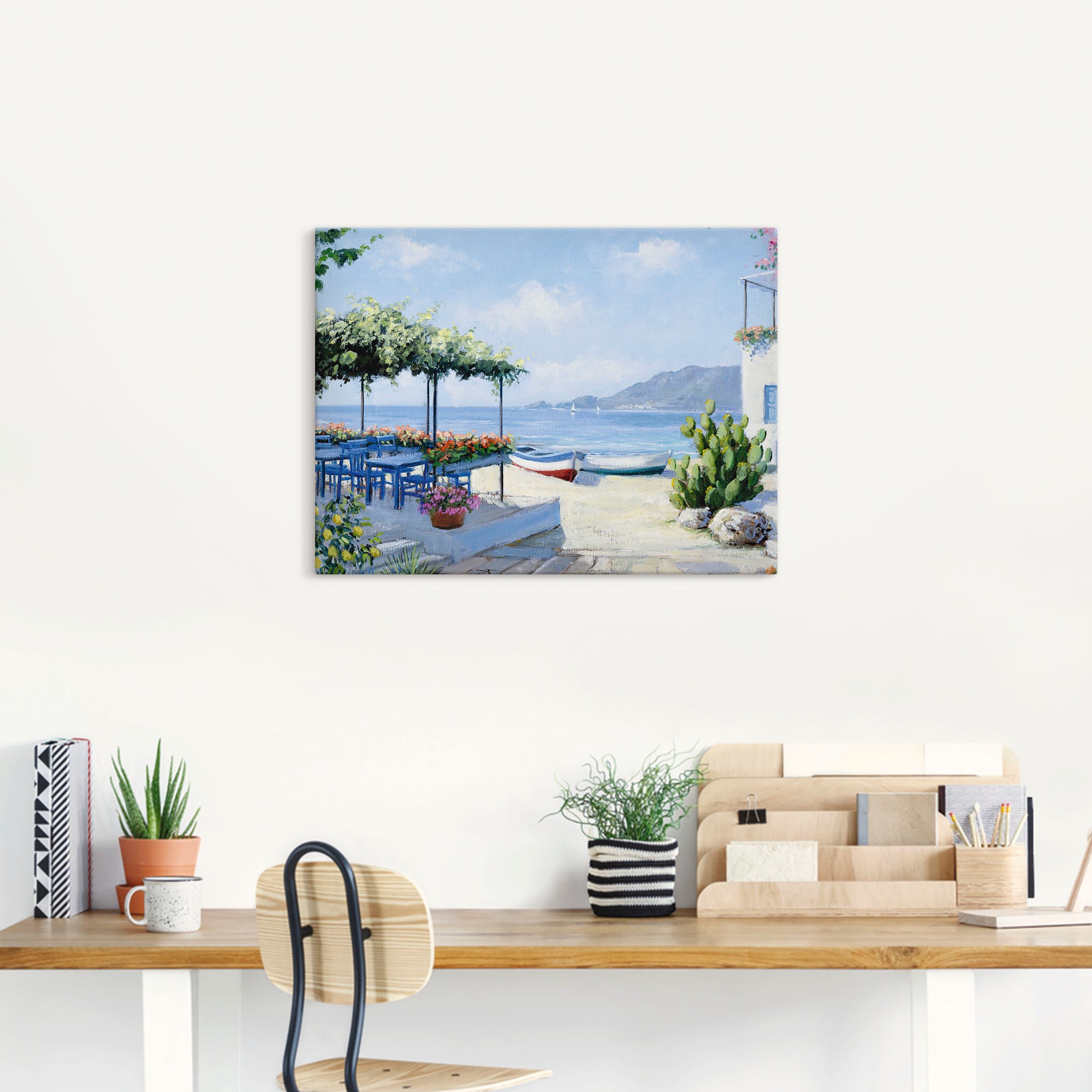 Artland Wandbild »Toller Meeresblick«, Gewässer, (1 St.), als Leinwandbild, Wandaufkleber in verschied. Größen
