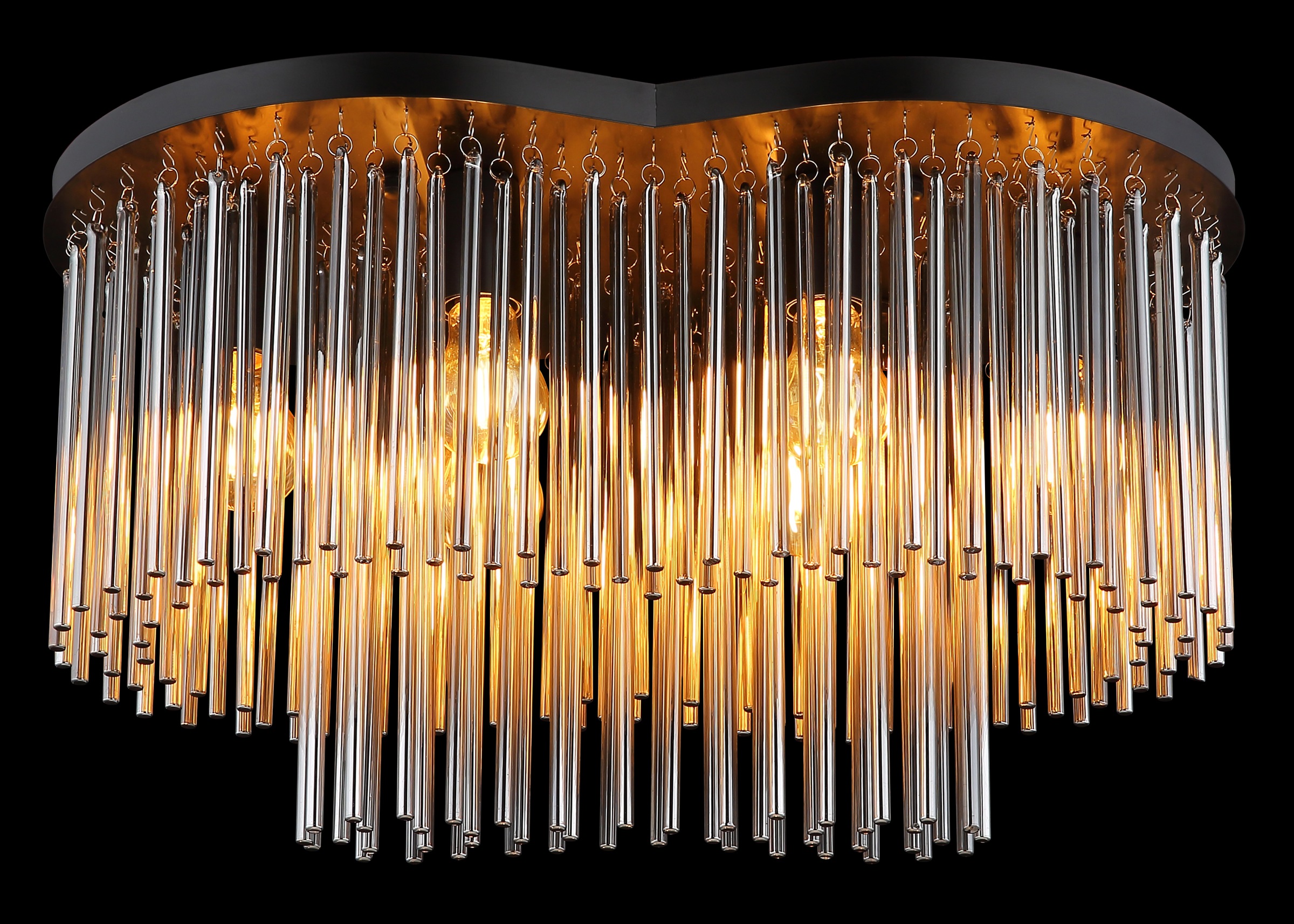 GLOBO LIGHTING Deckenleuchte »GORLEY« E27 1 Stk. Deckenleuchte für Wohn- & Esszimmer Rauchglas