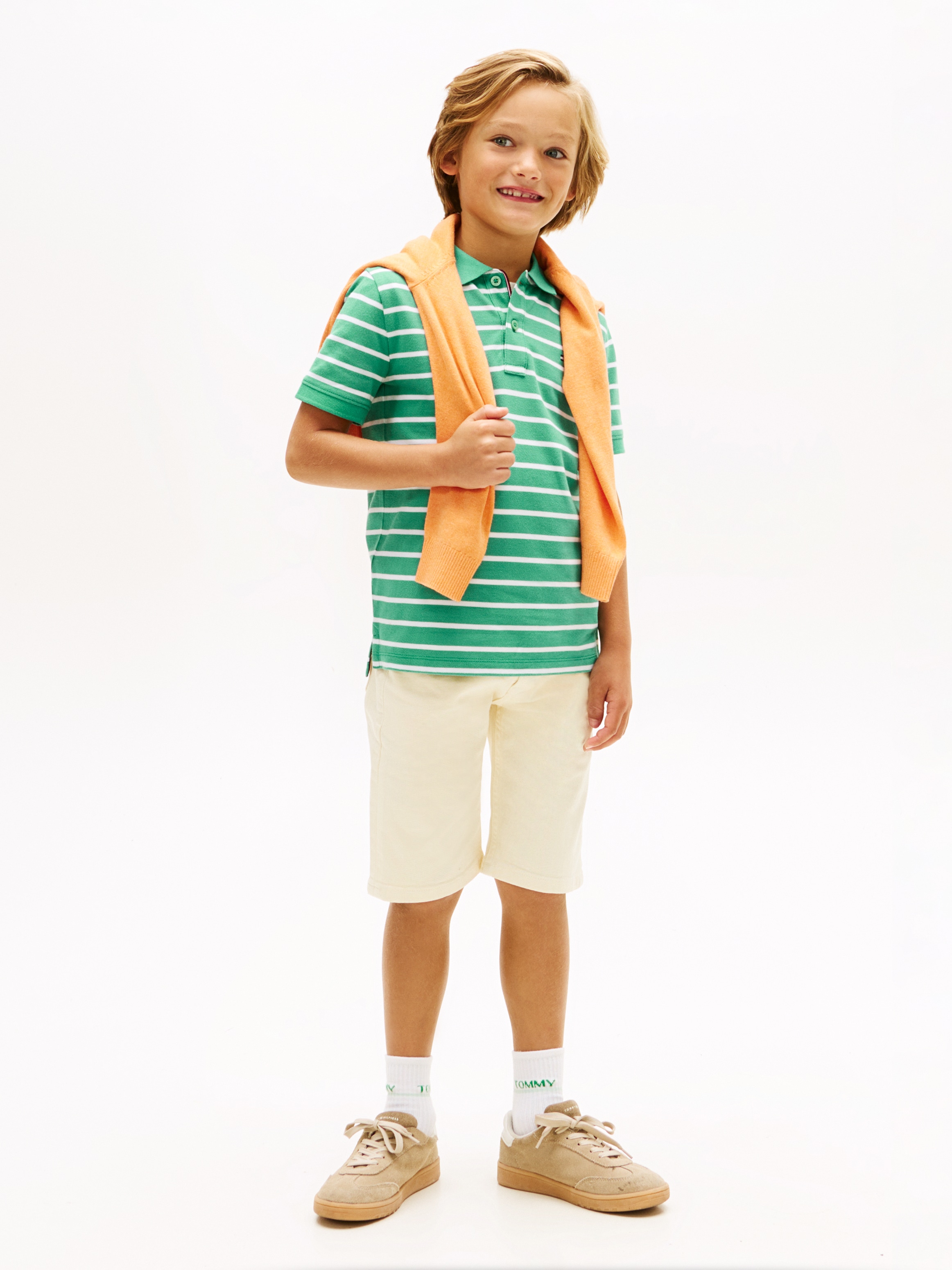 Tommy Hilfiger Poloshirt »FLAG POLO SS« Kinder bis 16 Jahre, regular fit