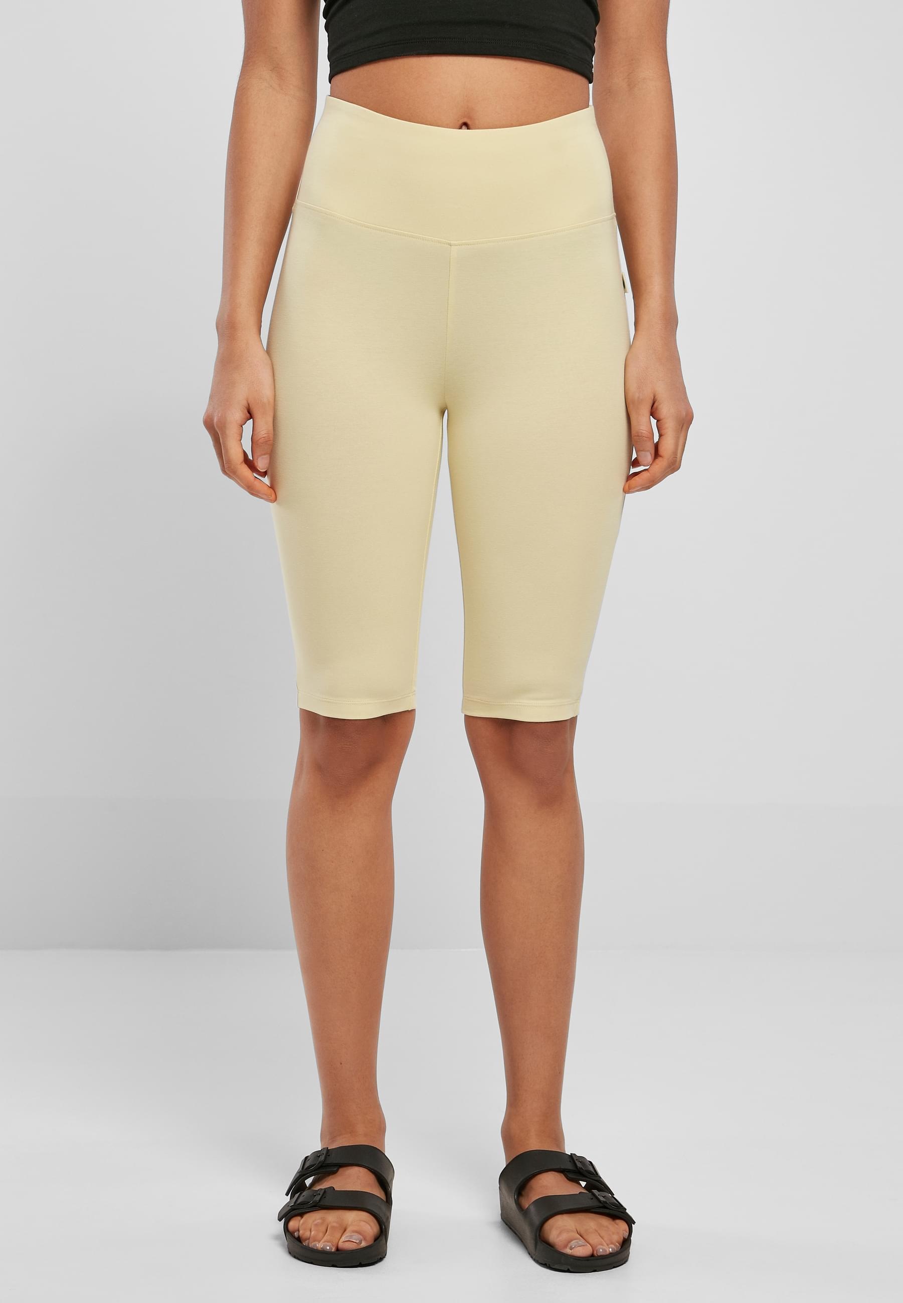 URBAN CLASSICS Radlerhose »Urban Classics Damen Ladies Organic Stretch Jersey Cycle Shorts«, (1 tlg.)