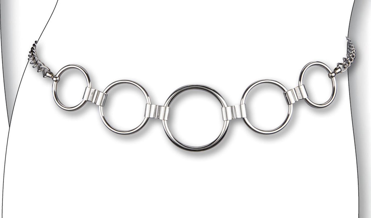 BERND GÖTZ Kettengürtel "Kettengürtel in elegant abgestuftem Ringdesign" günstig online kaufen