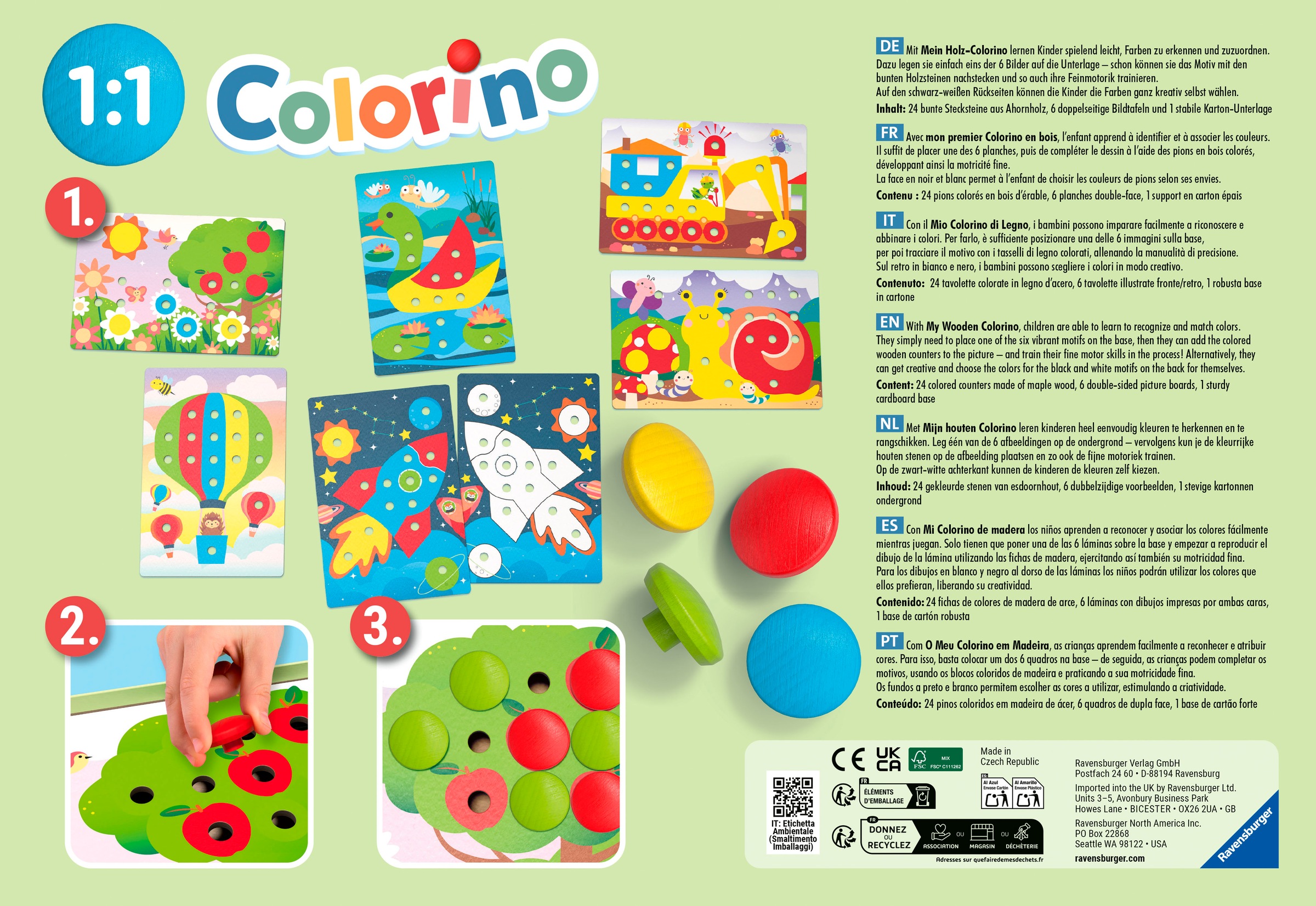 Ravensburger Spiel »Mein Holz-Colorino«, Made in Europe