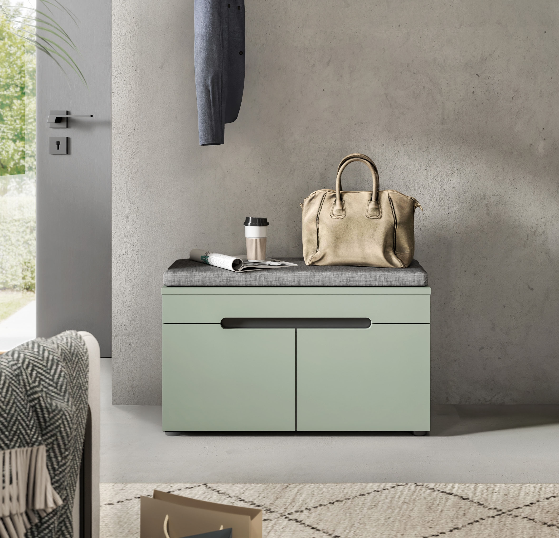 INOSIGN Sitzbank "REHAT, TOPSELLER, Breite 80cm, 2 Türen, 2 Fächer inkl. Si günstig online kaufen