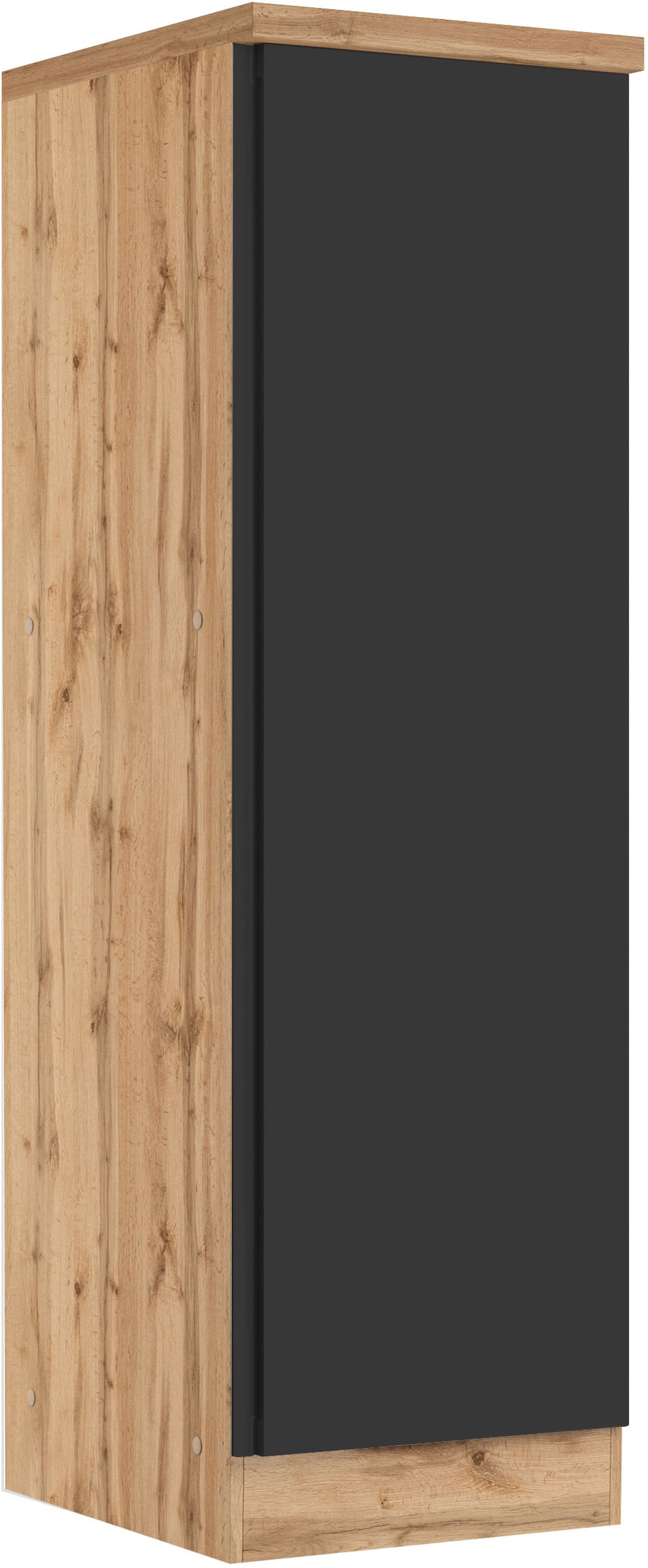 KOCHSTATION "KS-Virginia,neu in verbesserter Ausführung" Arbeitsplatte 38 mm stark, Stauraum, Softclose, Maße (B/H/T): ca. 50/166/60 cm, Türanschlag frei wählbar