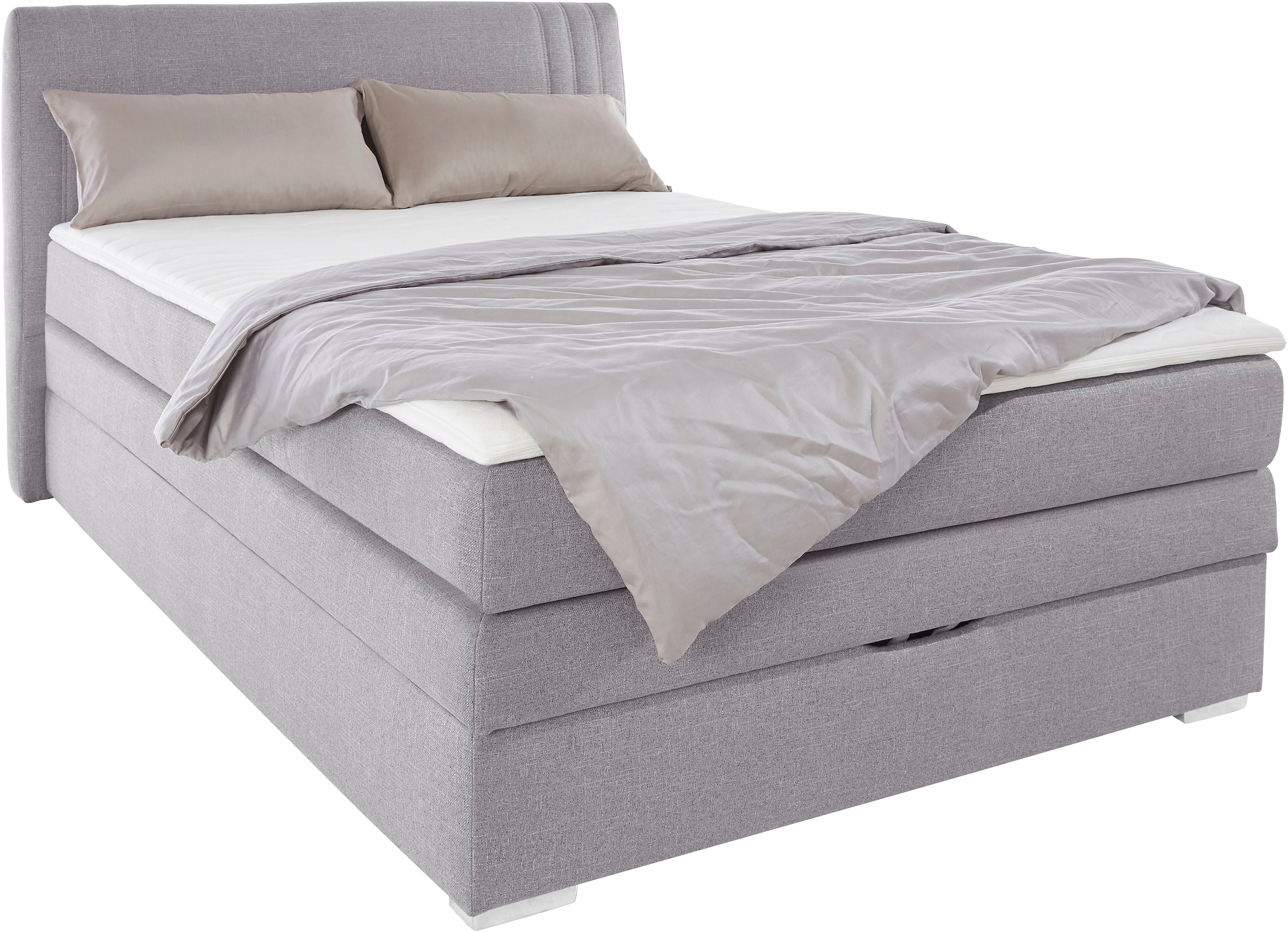Jockenhöfer Gruppe Boxspringbett Amira, mit Bettkasten und Topper