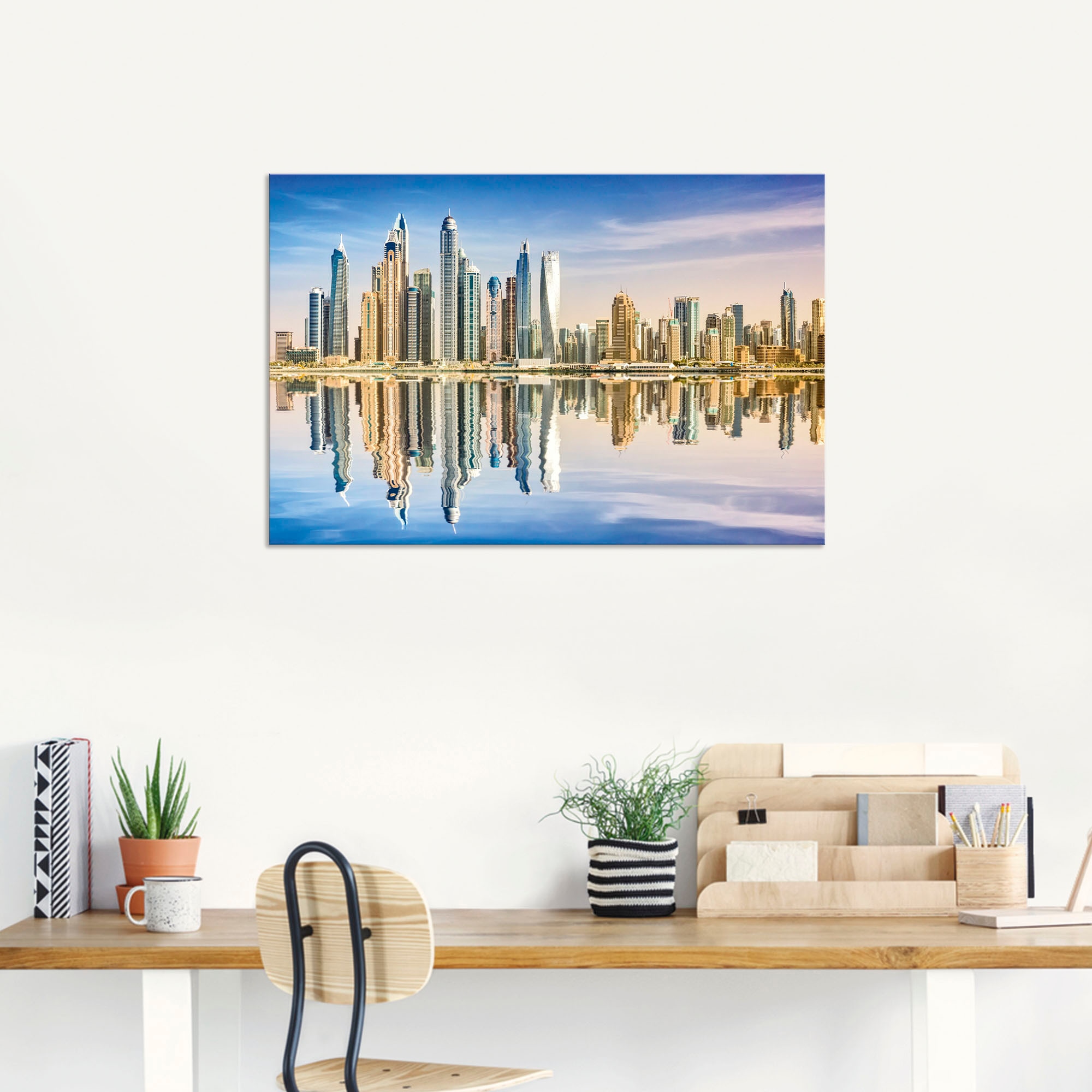 Artland Wandbild »Dubai marina«, Bilder von Asien, (1 St.), als Alubild, Leinwandbild, Wandaufkleber oder Poster in versch. Größen