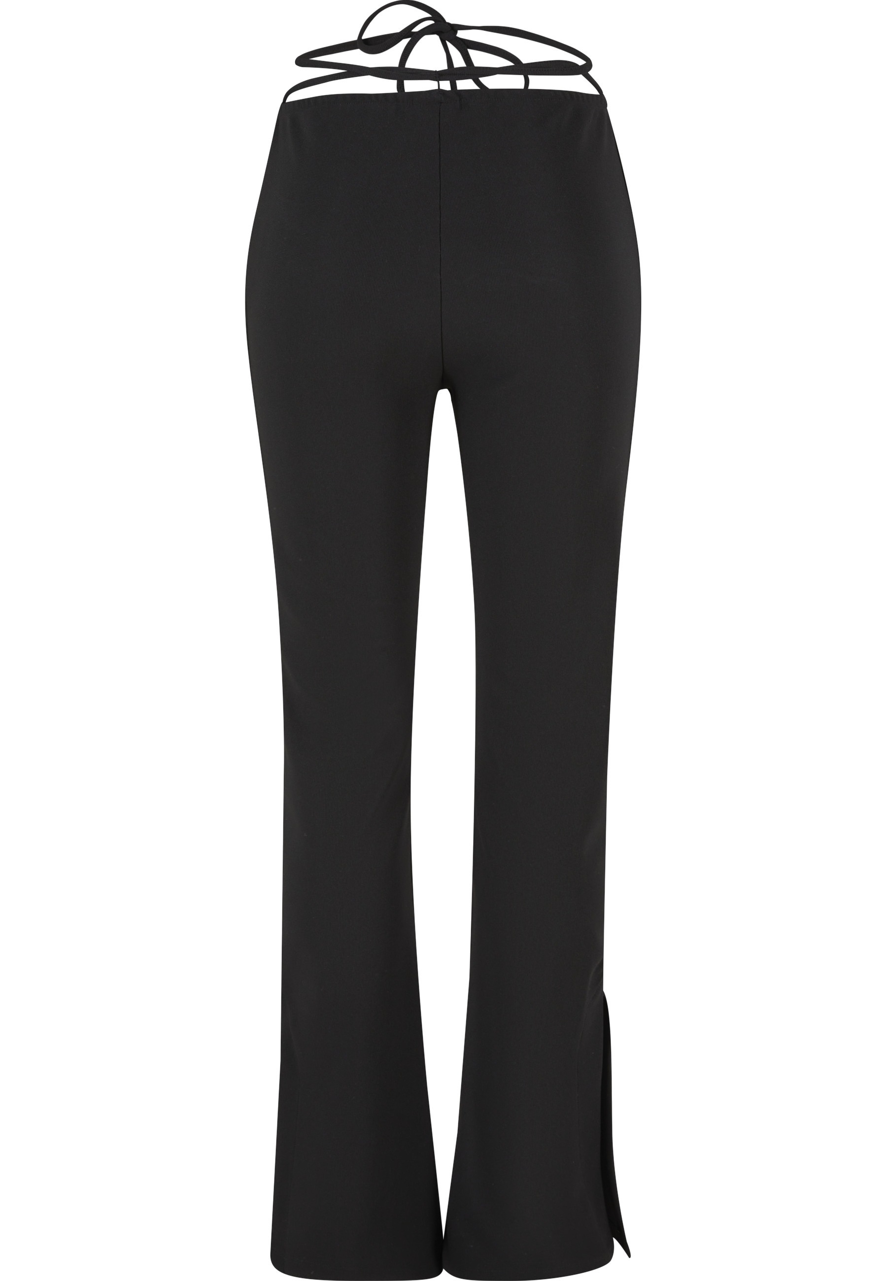 Fubu Stoffhose »Fubu Damen FW221-028-1 Corporate Slit Wide Leg Pants«