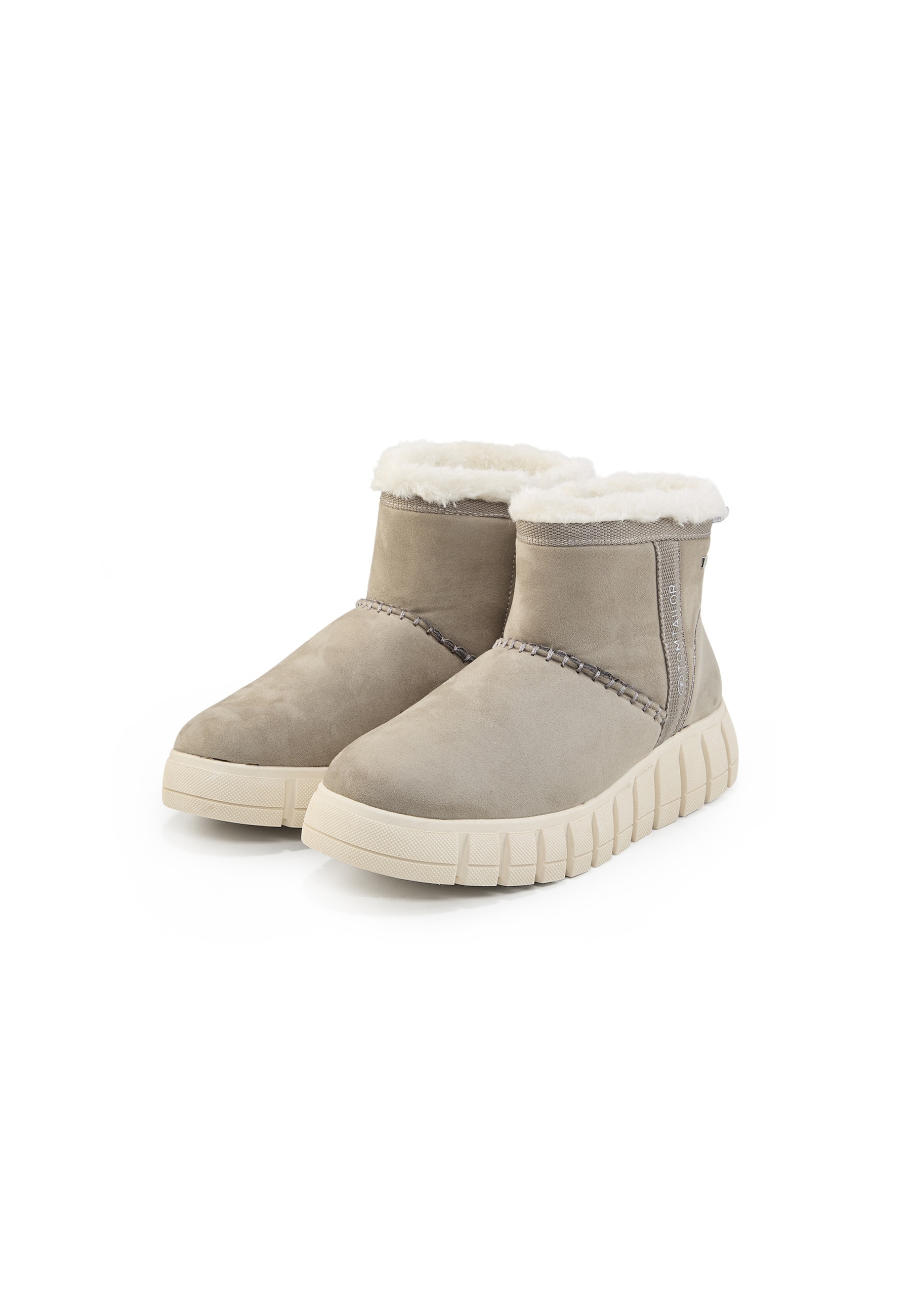 Stiefel TOM TAILOR "Tom Tailor Boots", Mädchen, Gr. 36, ice, Polyester, unifarben, Schuhe Stiefel