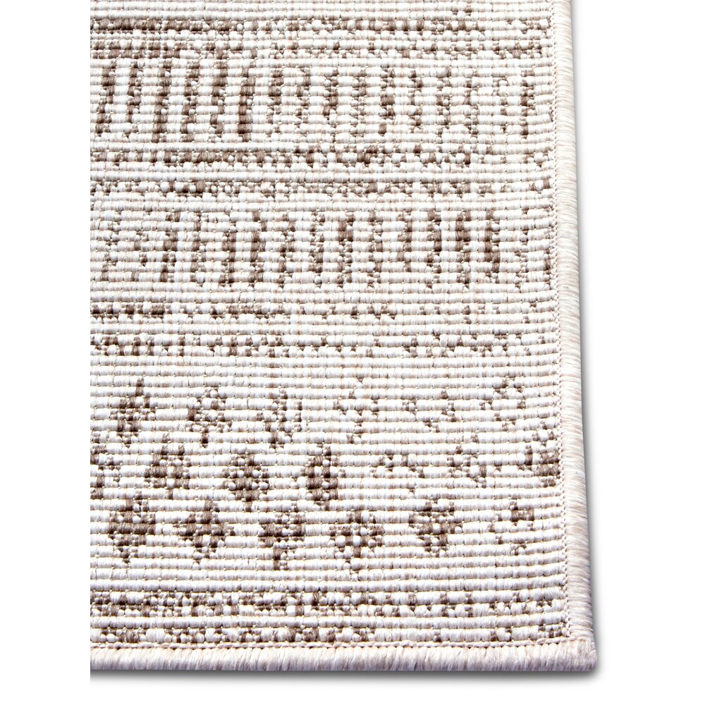 NORTHRUGS Läufer »BIRI«, rechteckig, In-& Outdoor, Wetterfest, Balkon, Garten, Wohnzimmer, Wasserfest, Boho