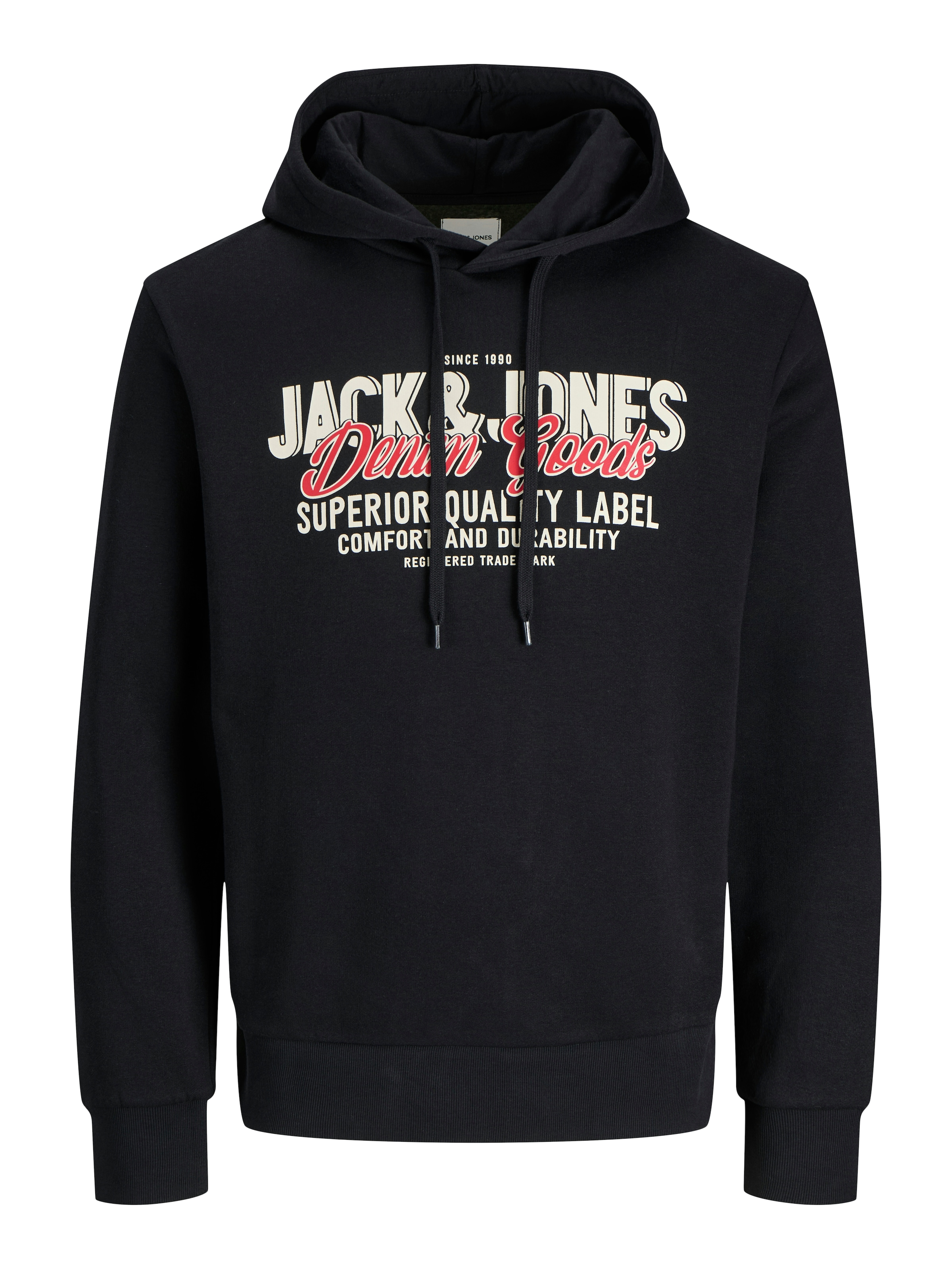 Jack & Jones Kapuzensweatshirt »JJELOGO SWEAT HOOD 2 COL 25/26 NOOS«, mit stylischem Print