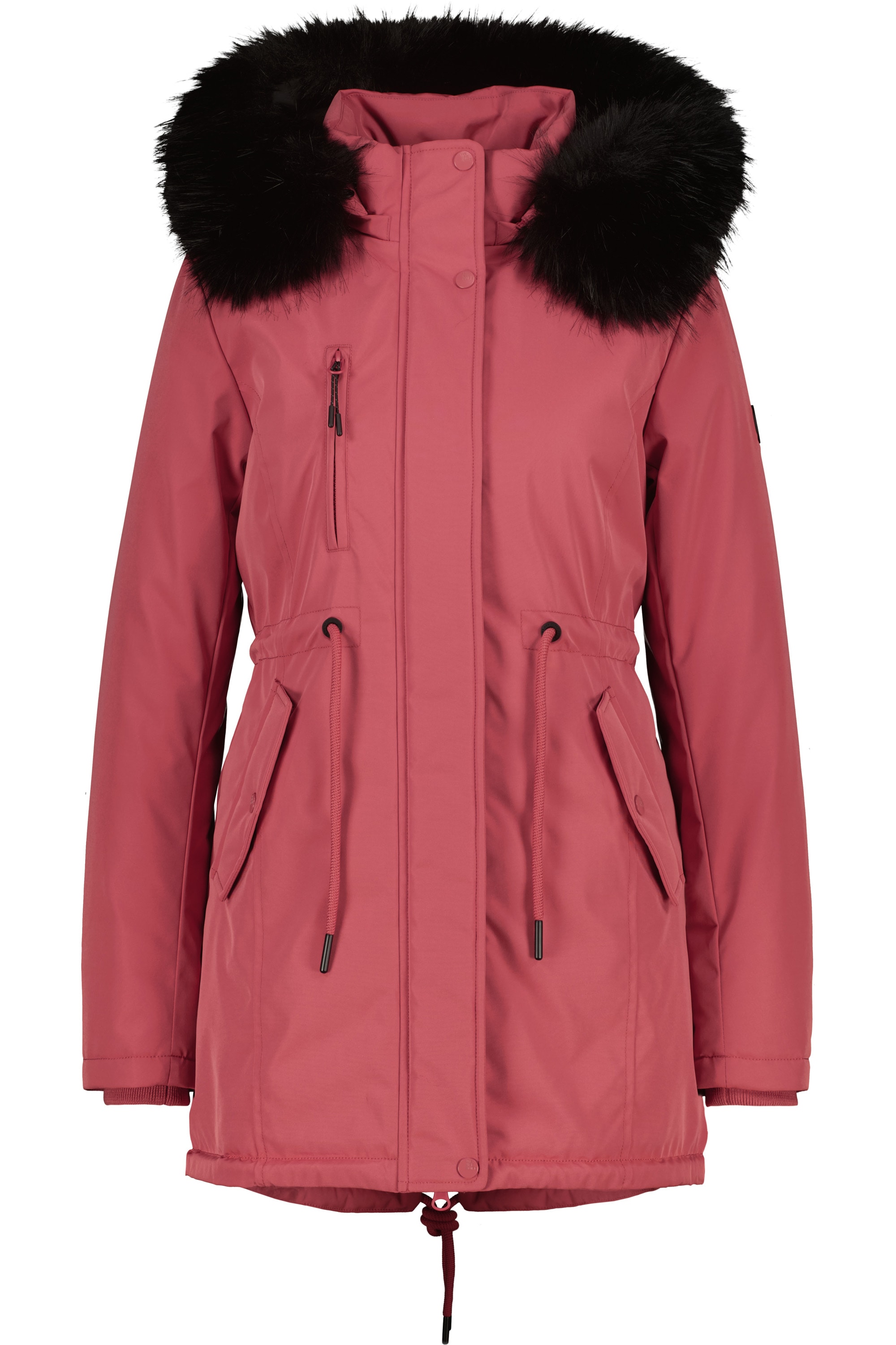 Alife & Kickin "Damen KierseyAK A Winterjacke, gefütterte Jacke" Kurzer Mantel mit weichem Teddy-Innenfutter und abnehmbarer Kapuze