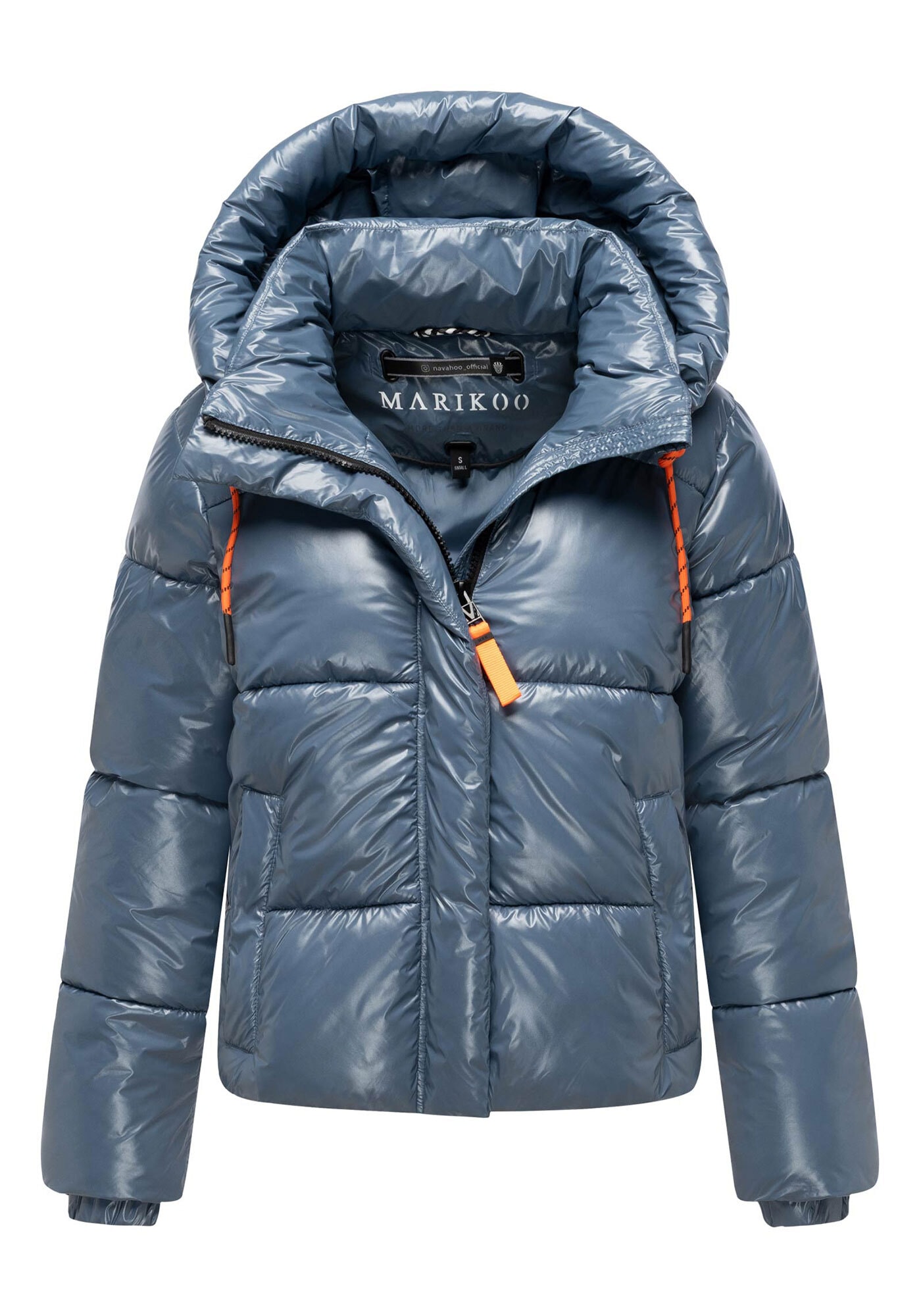 Marikoo Winterjacke "Skyraa" Leicht glänzendes Obermaterial mit moderner Steppung