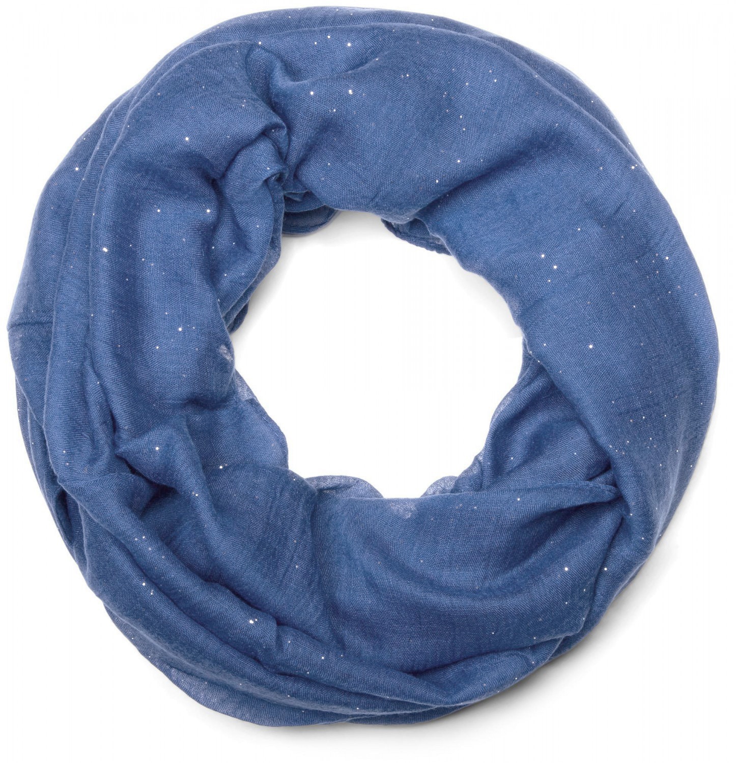 styleBREAKER Loop "Loop mit Glitzer unifarben" 1 Stk.