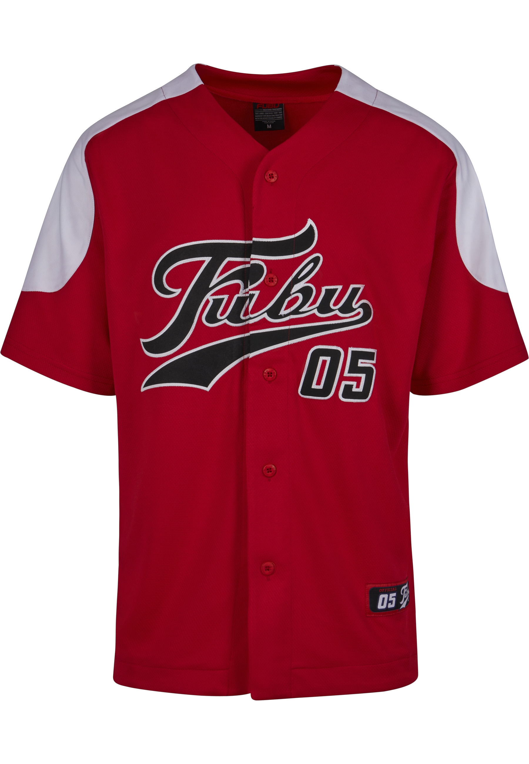 Fubu Kurzarmshirt "Fubu Herren FM222-019-1 FUBU Varsity Block Baseball Jers günstig online kaufen