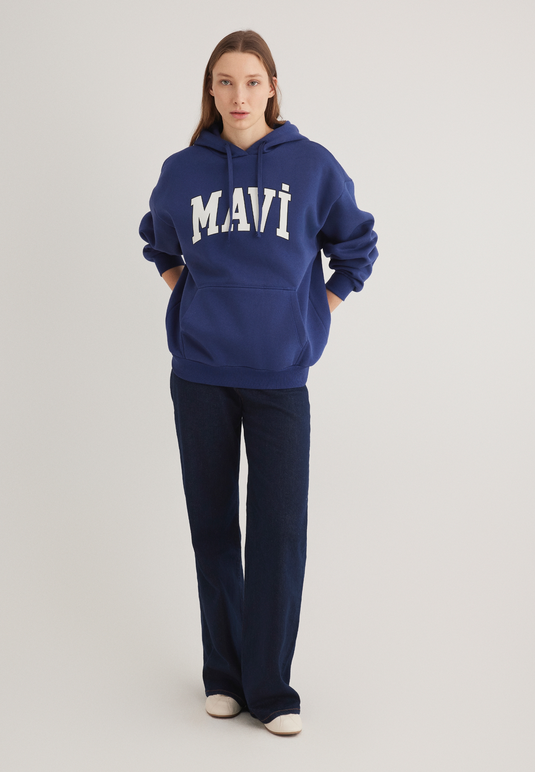 Mavi Kapuzenpullover "MAVI LOGO HOODED SWEATSHIRT", Hoodie günstig online kaufen