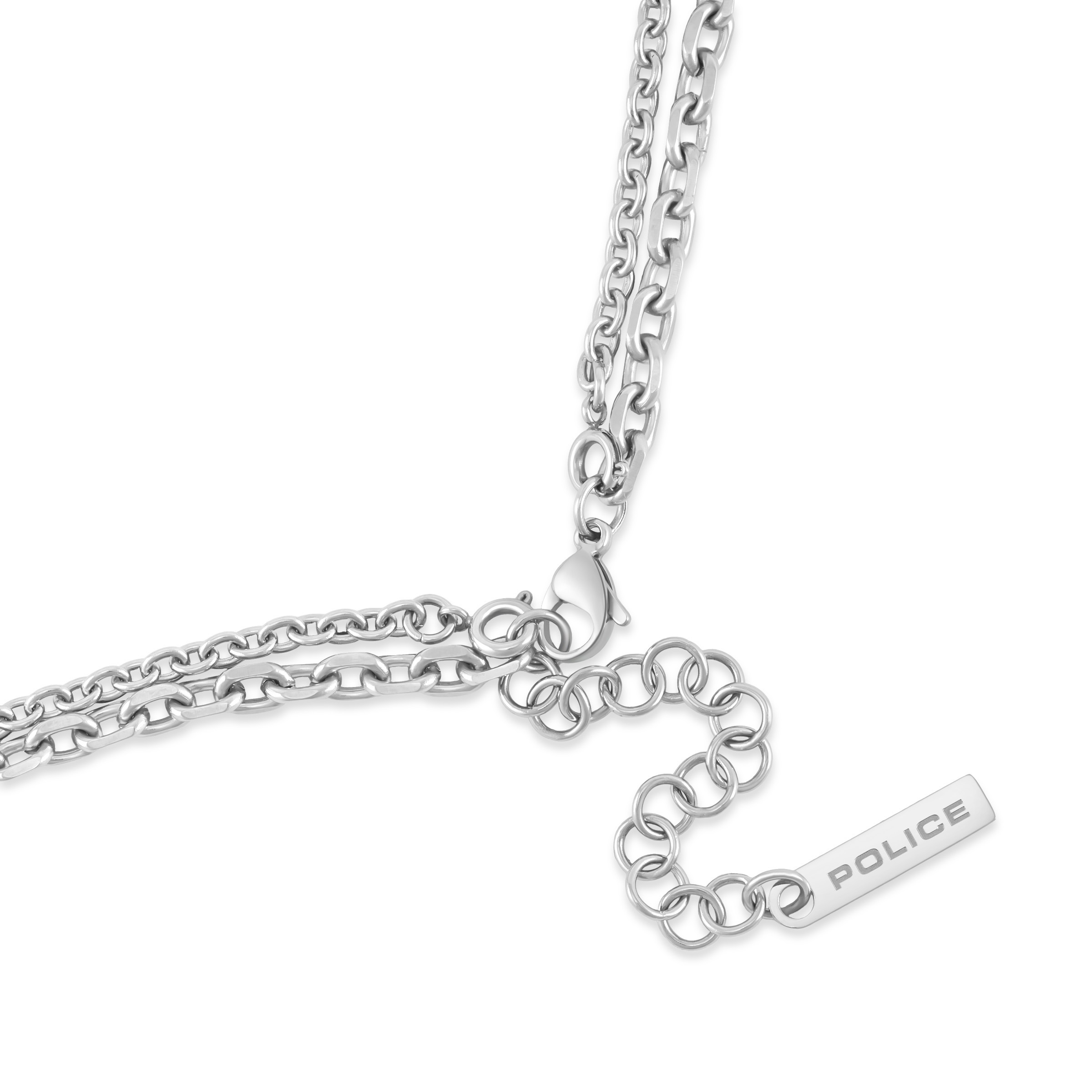 Police Kette mit Anhänger »Duality Kreuz Layering«