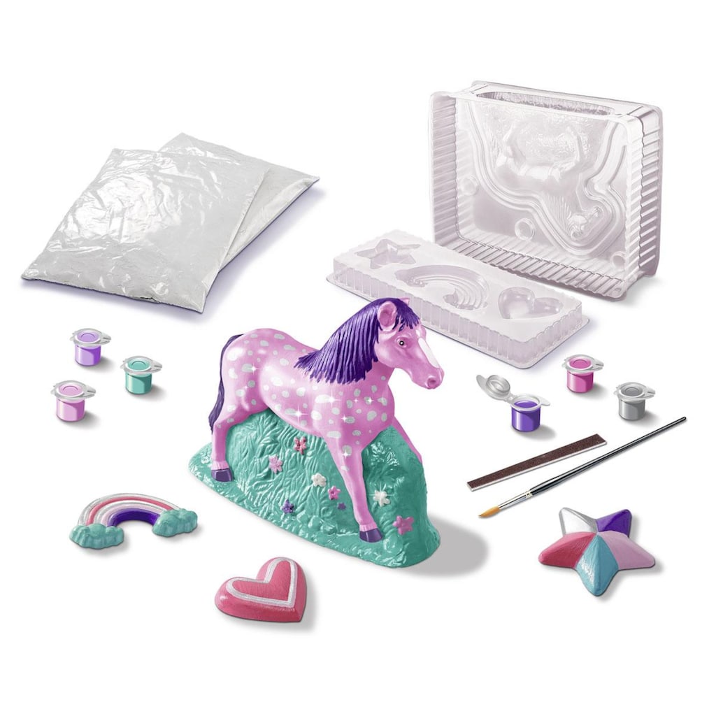 Ravensburger Kreativset »Create & Paint, Fantasy Horse«, (Set), Mit 3D und 2D Gießform; Made in Europe; FSC® - schützt Wald - weltweit