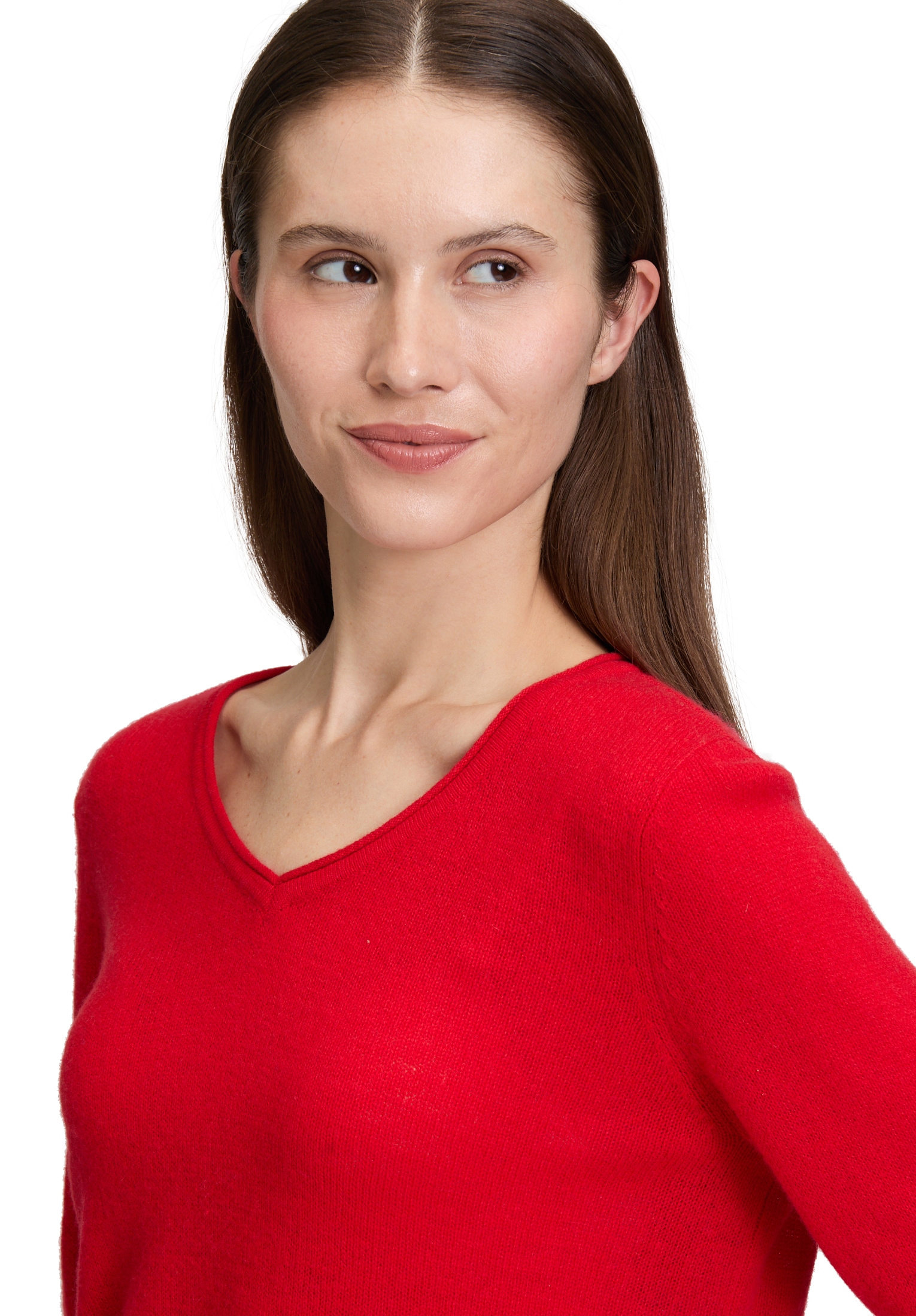 Betty Barclay Strickpullover »Betty Barclay Damen Kaschmir-Pullover mit V-Ausschnitt«, (1 tlg.), Strick