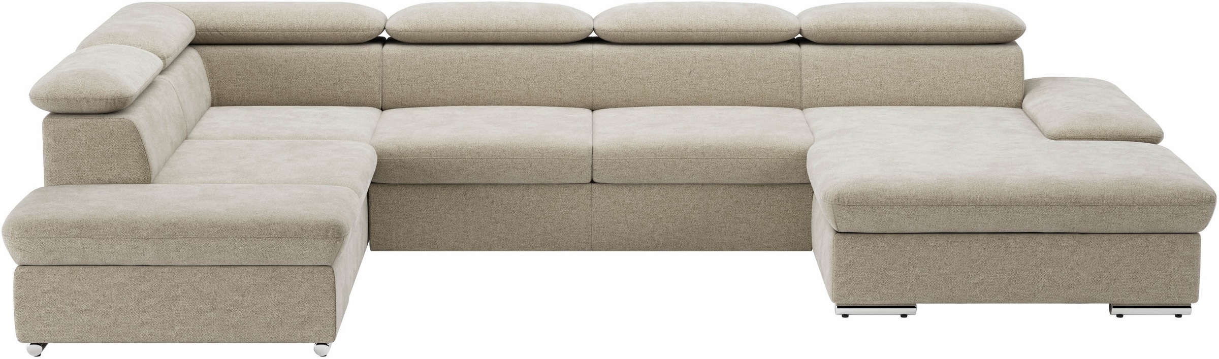 sit&more Wohnlandschaft "Valantine U-Form, B: 349 cm" mit Arm- & Kopfteilve günstig online kaufen