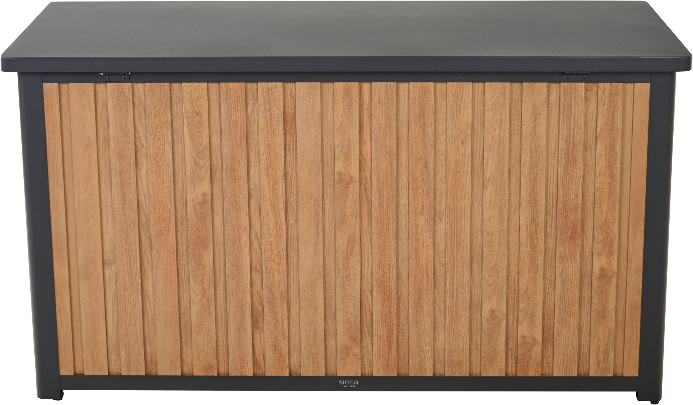 Siena Garden Kissenbox Gestell aus Aluminium, 135x59x75cm woodlook