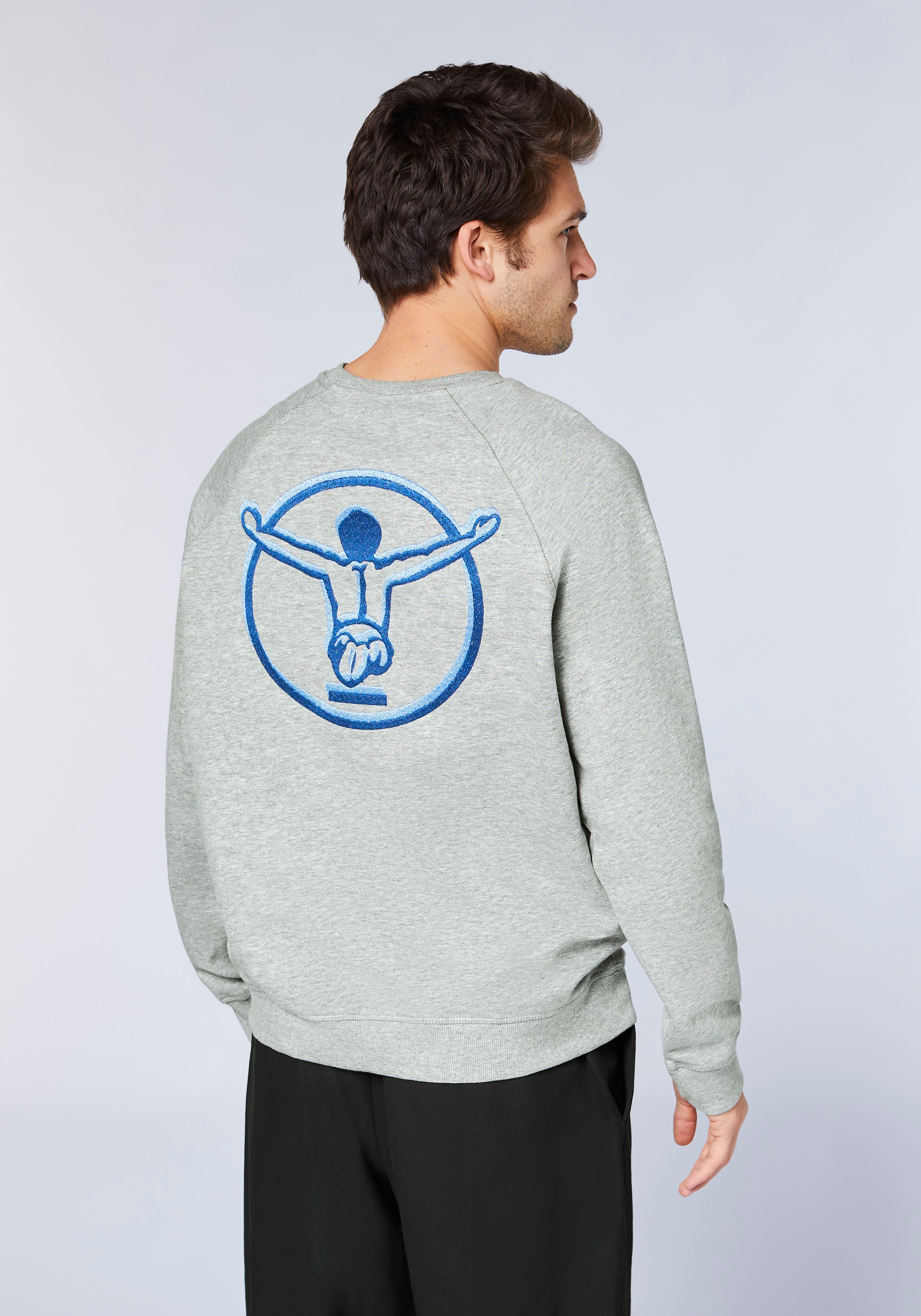 Chiemsee Men's Sweatshirt Neutral Gray Melange L 2