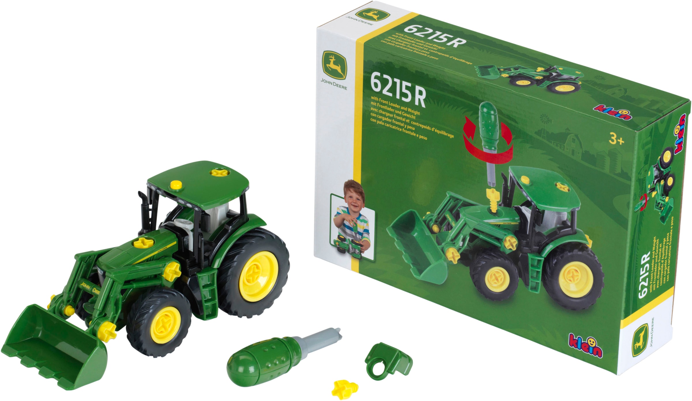 Klein Spielzeug-Traktor »John Deere«, mit Frontlader
