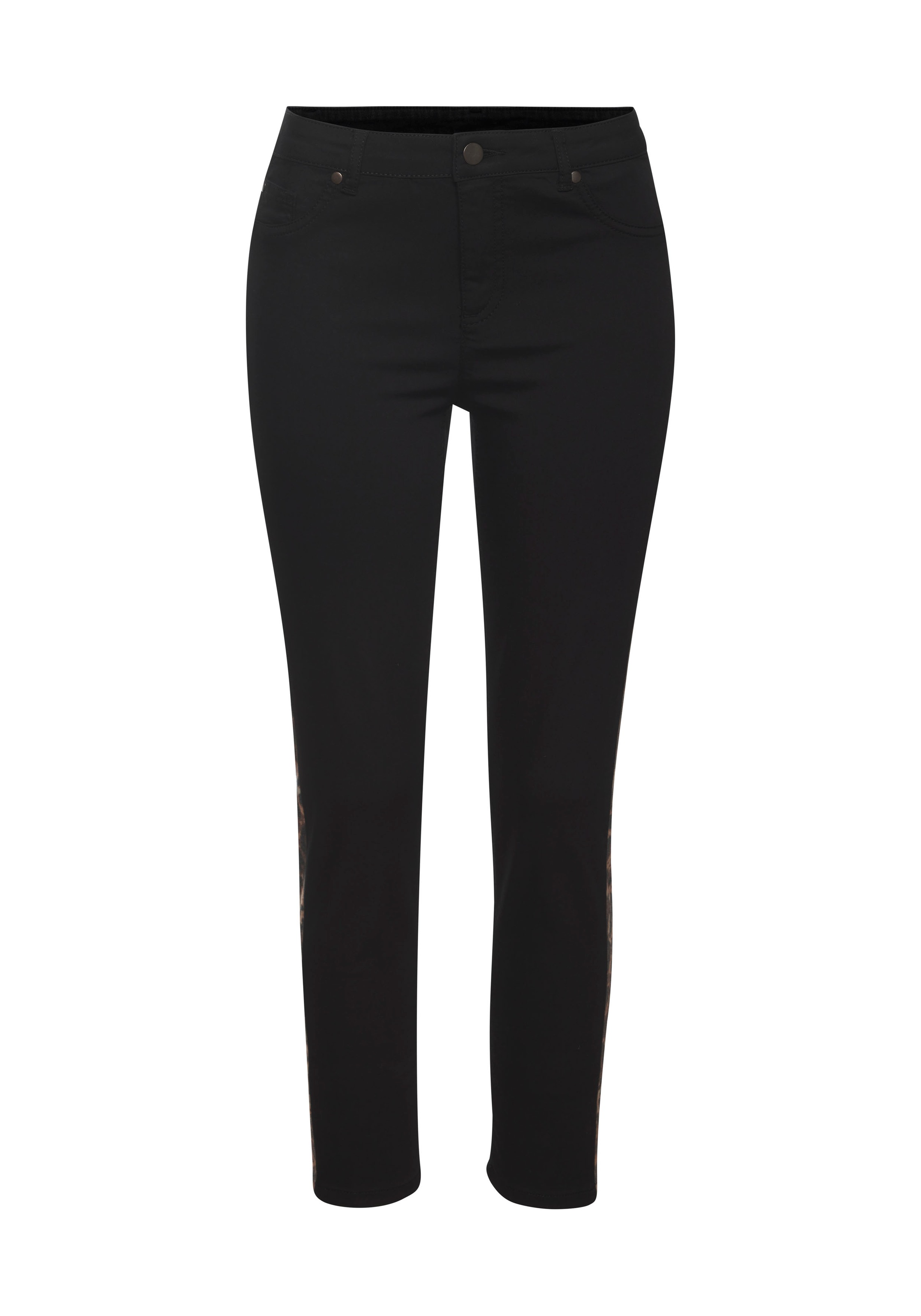 LASCANA 7/8-Jeggings mit Animalprint seitlich, elastische Skinny Jeans aus günstig online kaufen