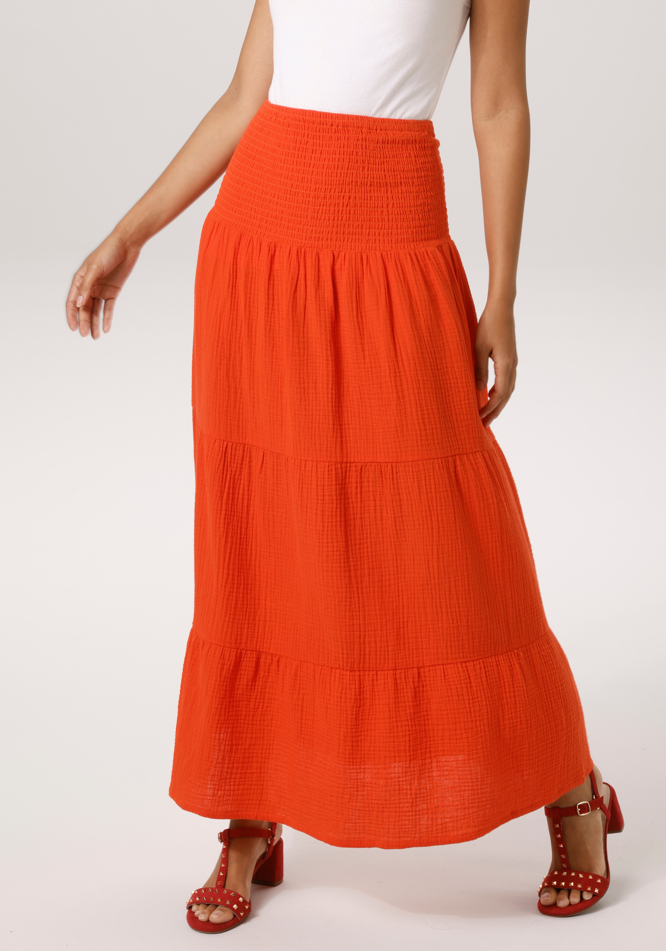 Aniston CASUAL Sommerkleid - auch als Maxirock tragbar - NEUE KOLLEKTION günstig online kaufen