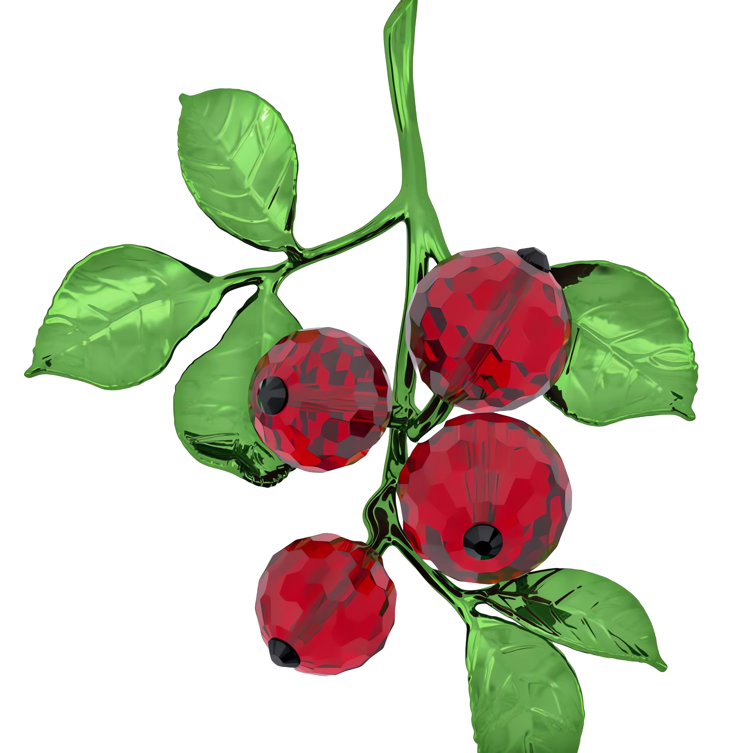 Swarovski Dekofigur »Kristallfigur Sammelfigur Idyllia Rote Beeren,«
