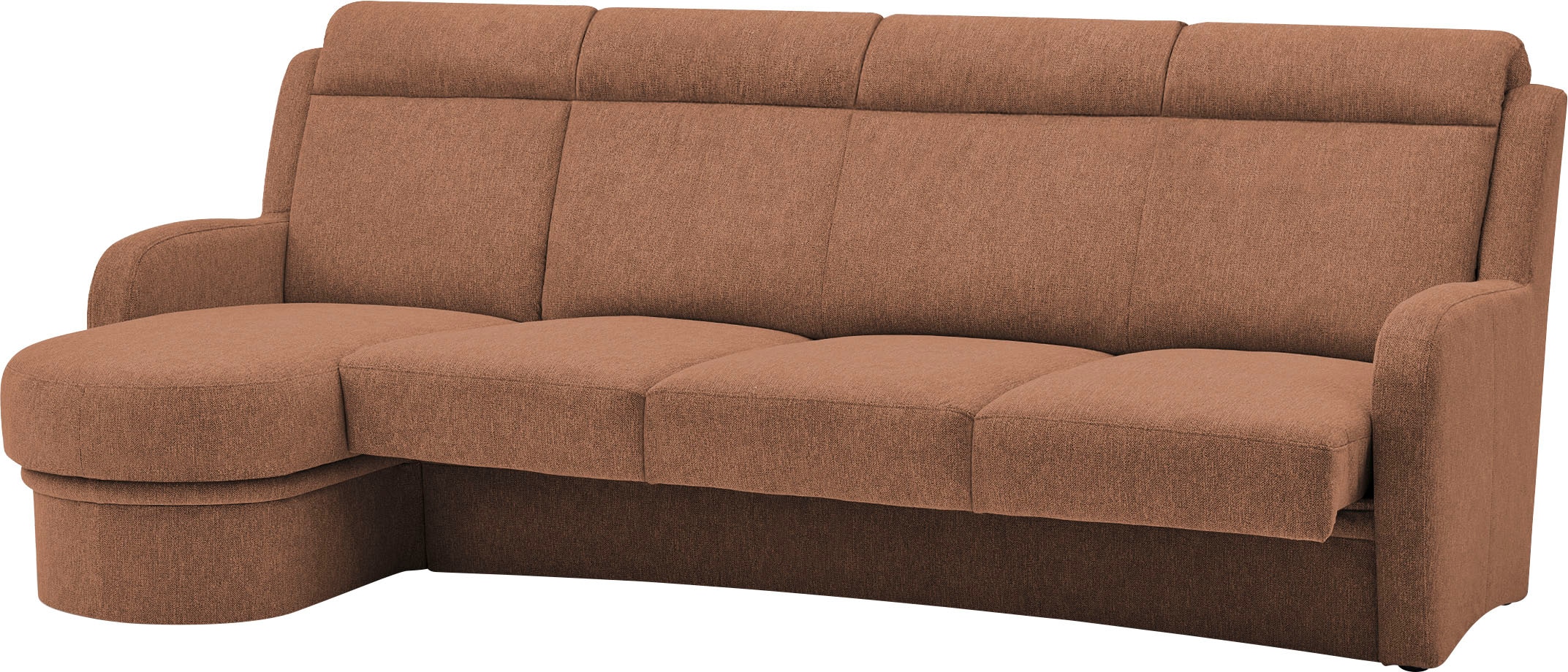 VILLA BECK Ecksofa »Varese L-Form«, (2 St.), Kopfteilverstellung, wahlweise mit Sitzvorzug, in Sitzhöhe 46 cm