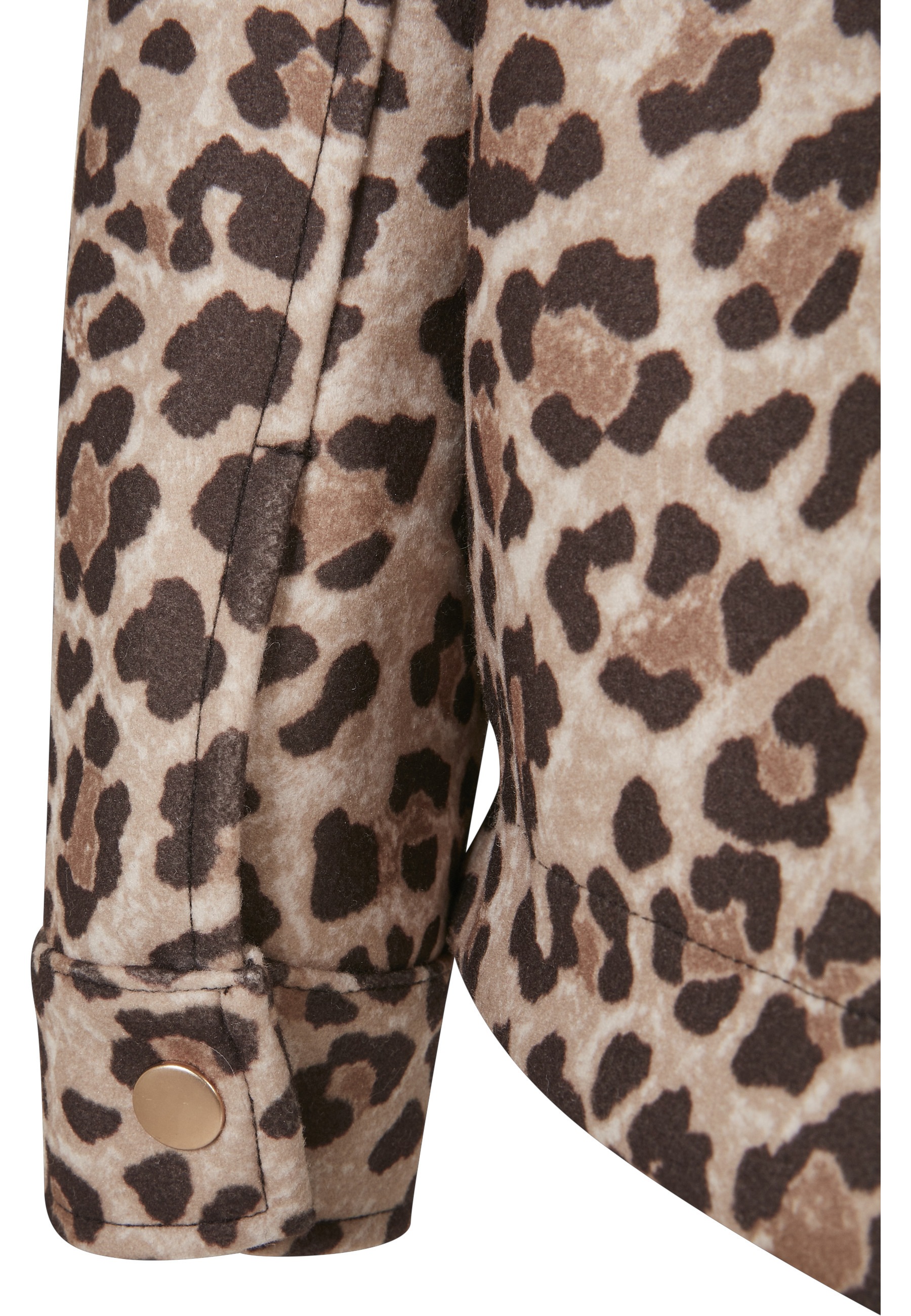 URBAN CLASSICS Langmantel »Urban Classics Damen Ladies AOP Overshirt«