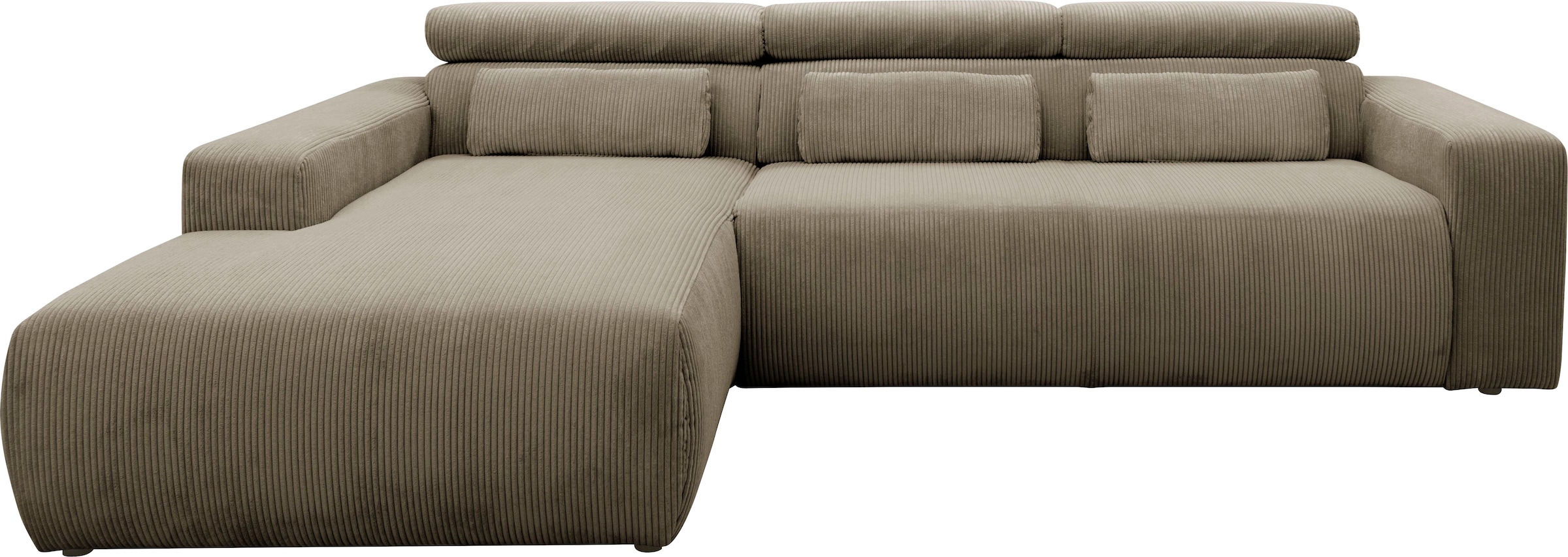 DOMO collection Ecksofa "Brandon B/T/H: 289/177/80 cm, whlw. mit Sitztiefen günstig online kaufen