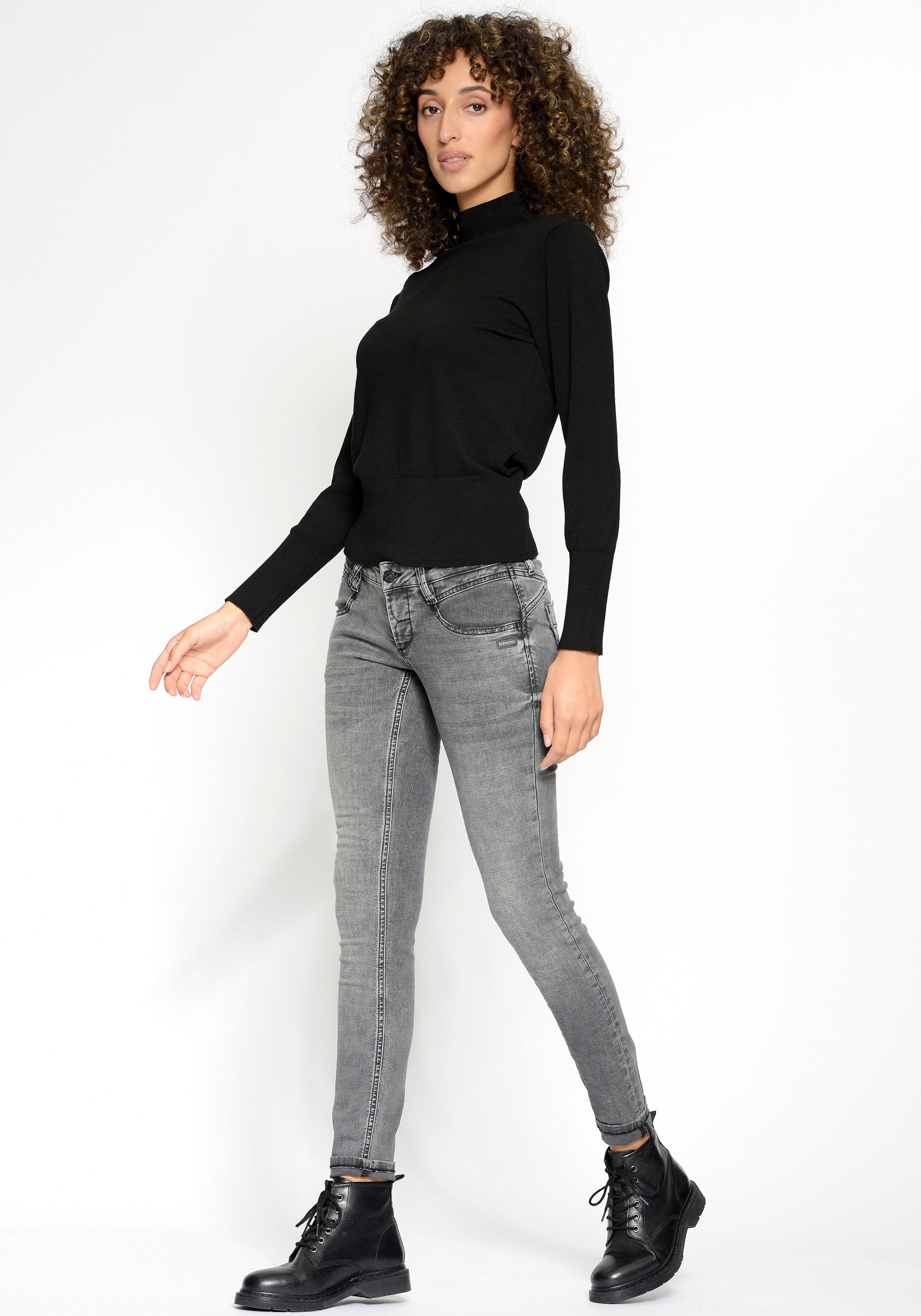 GANG Skinny-fit-Jeans »94Nena«, in authenischer für | bestellen Used-Waschung BAUR
