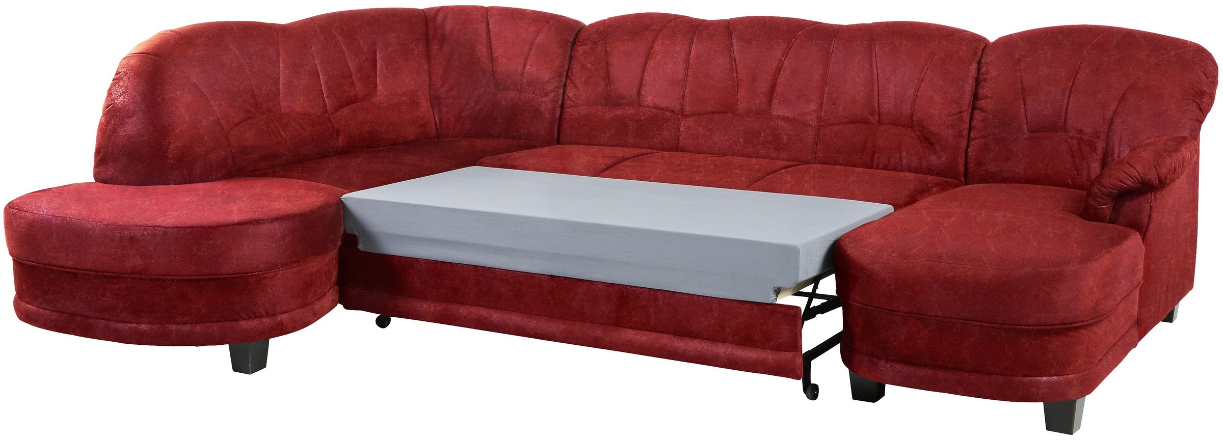 Home affaire Wohnlandschaft »Camelita, viel Platz, bequem und zeitlos, Breite 289cm, U-Form«, wahlweise mit Bettfunktion